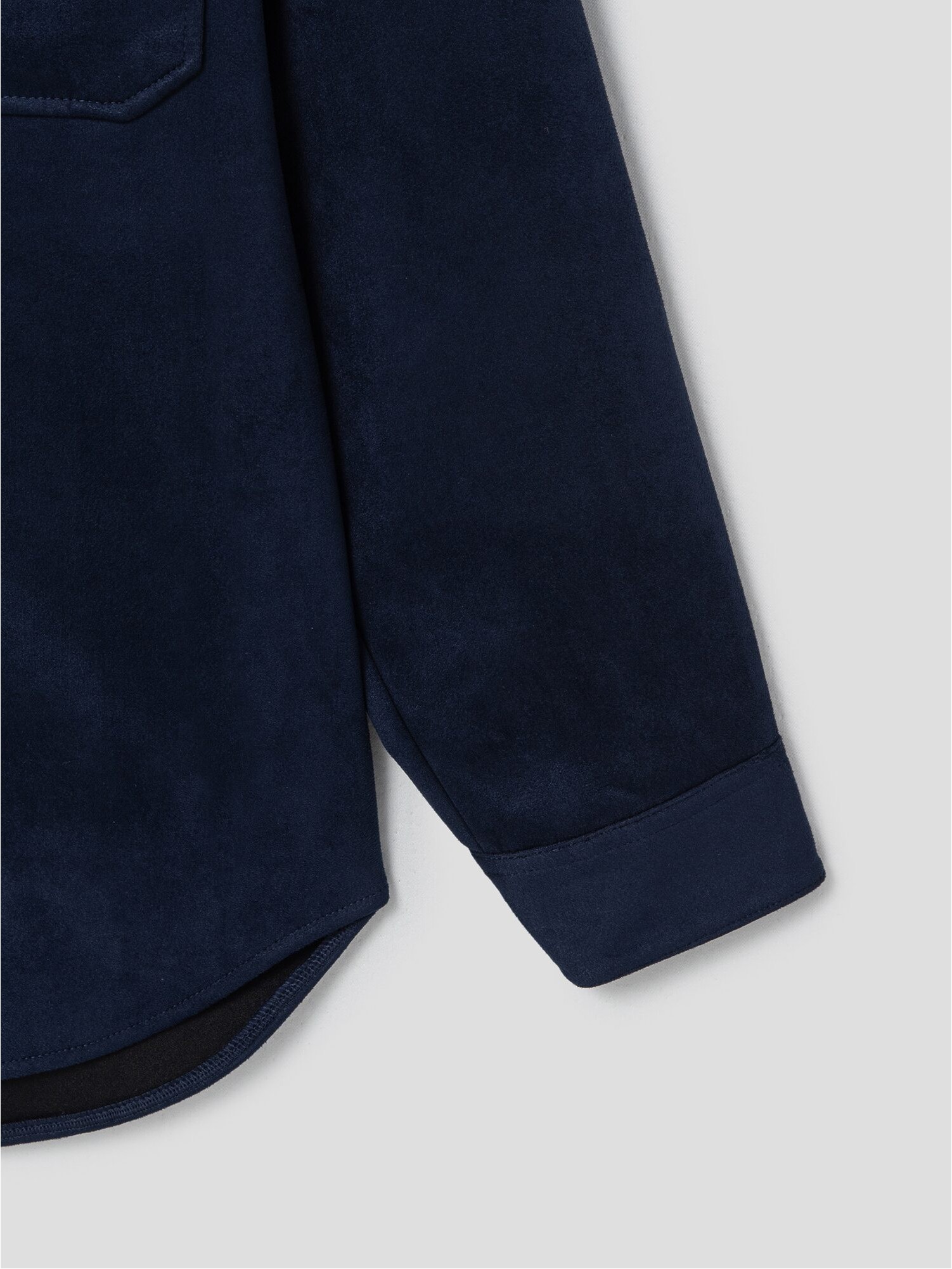 8seconds Fake Suede Relax Fit Shirt Jacket Navy | Jackets for Men