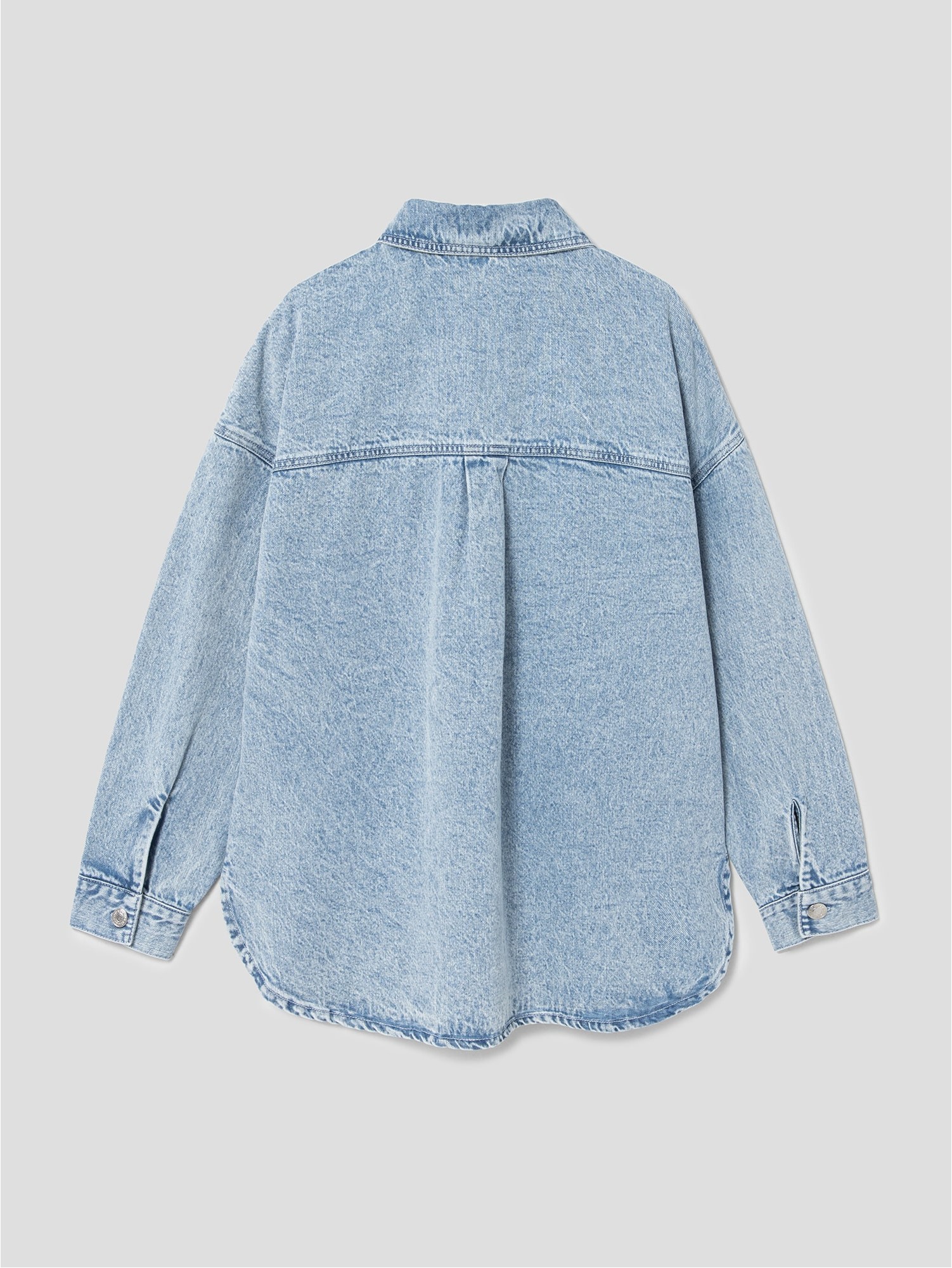 8ON8 23SS BLUE KNITTED BEACH SHIRT