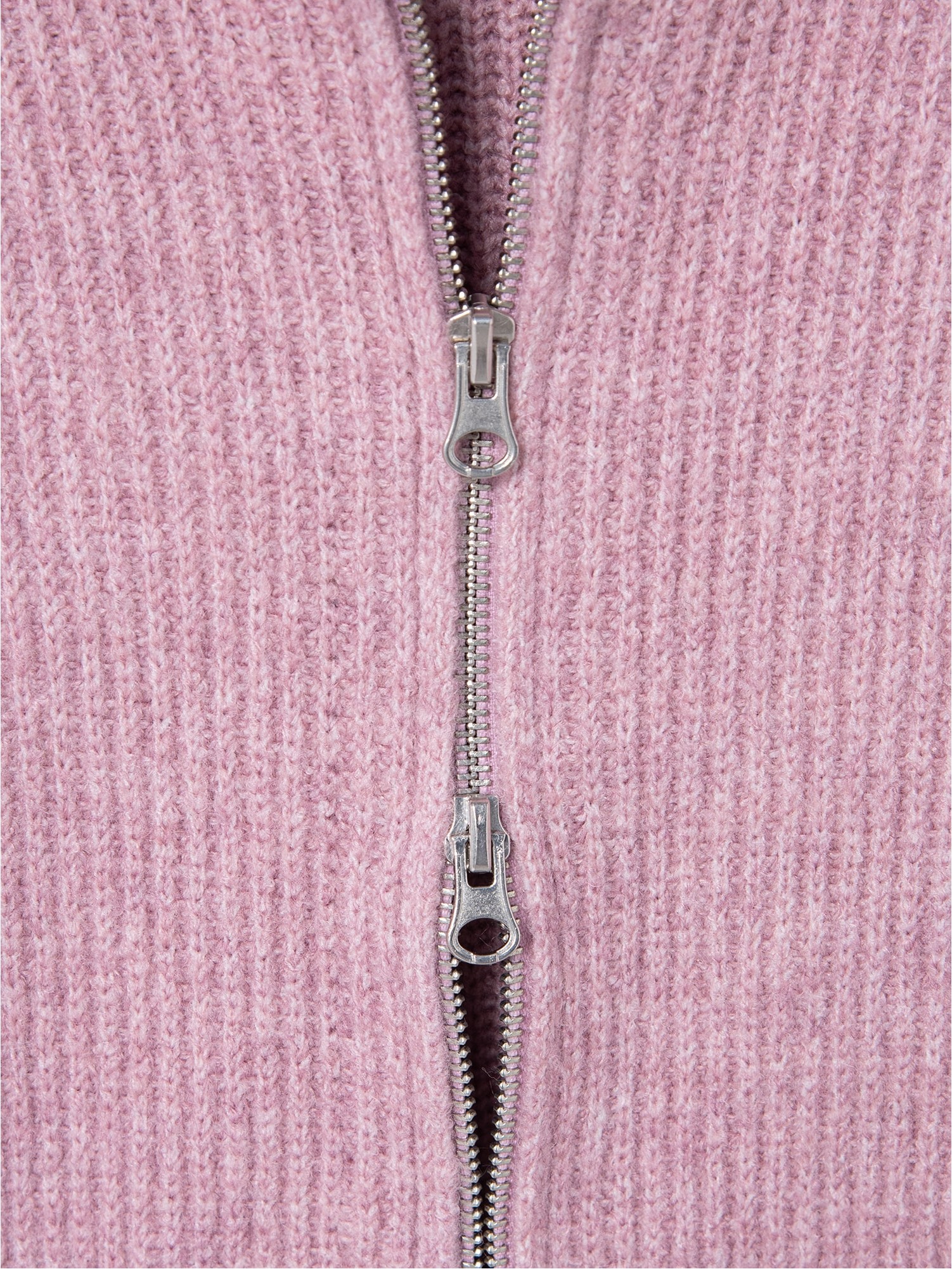 8seconds Collar Neck 2 Ways Zipup Cardigan Light Pink
