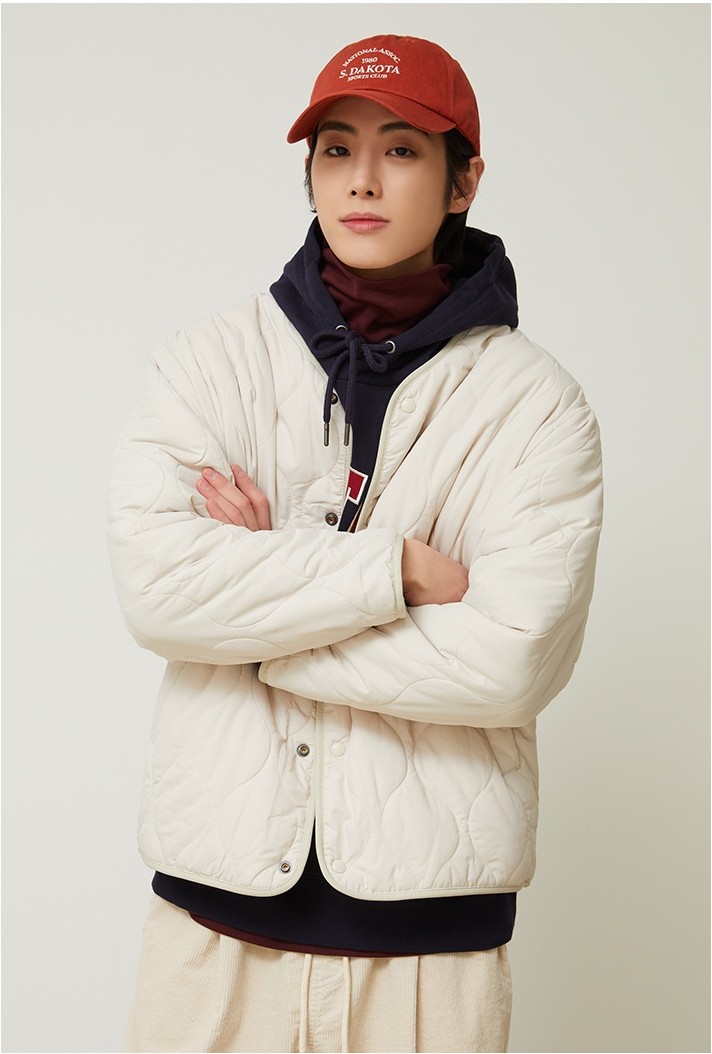 SPAO Unisex Reversible Quilted Jacket | Puffer for Men | KOODING