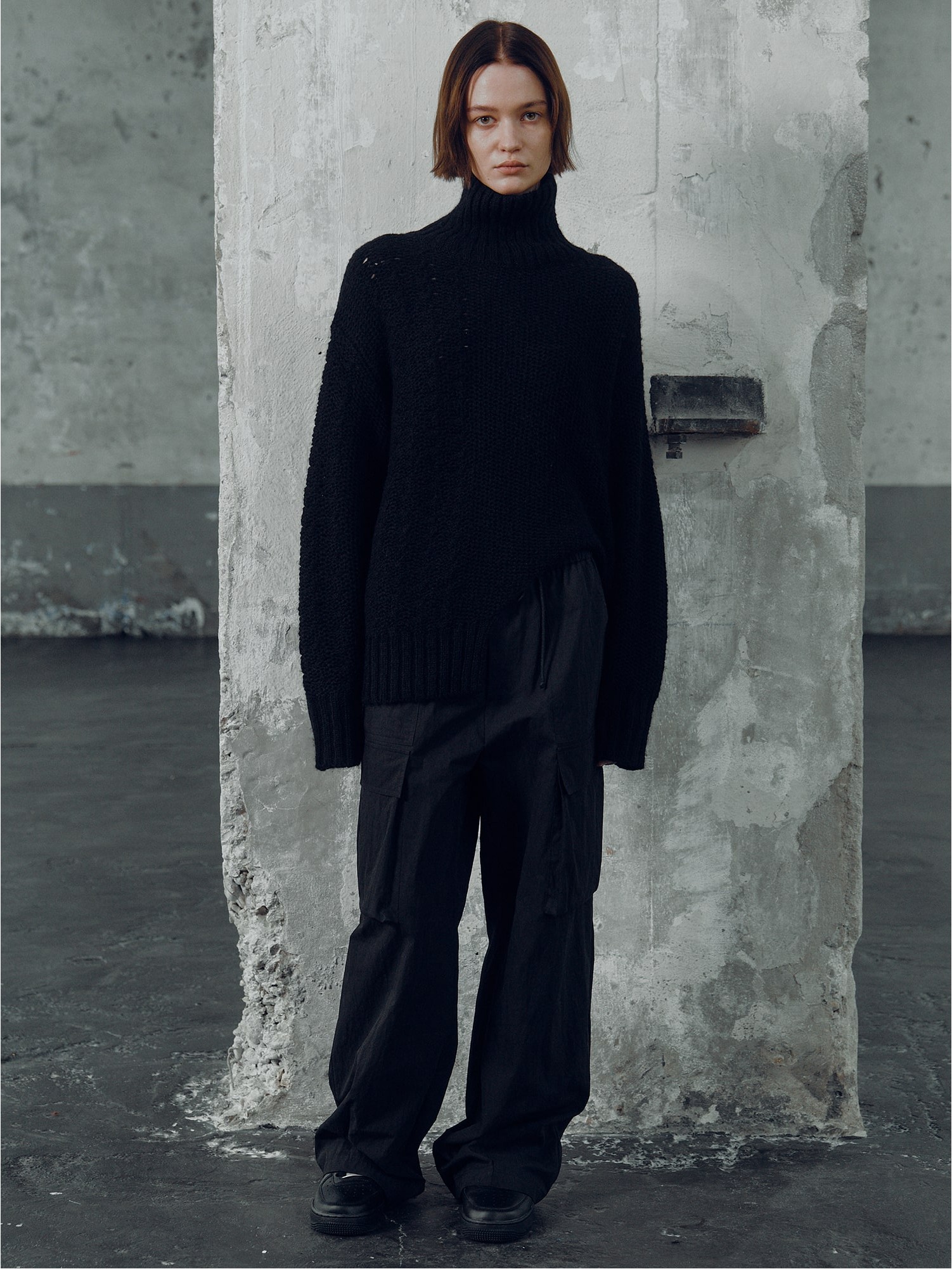 8seconds Turtleneck Cut Knit Black | Turtlenecks & Mock