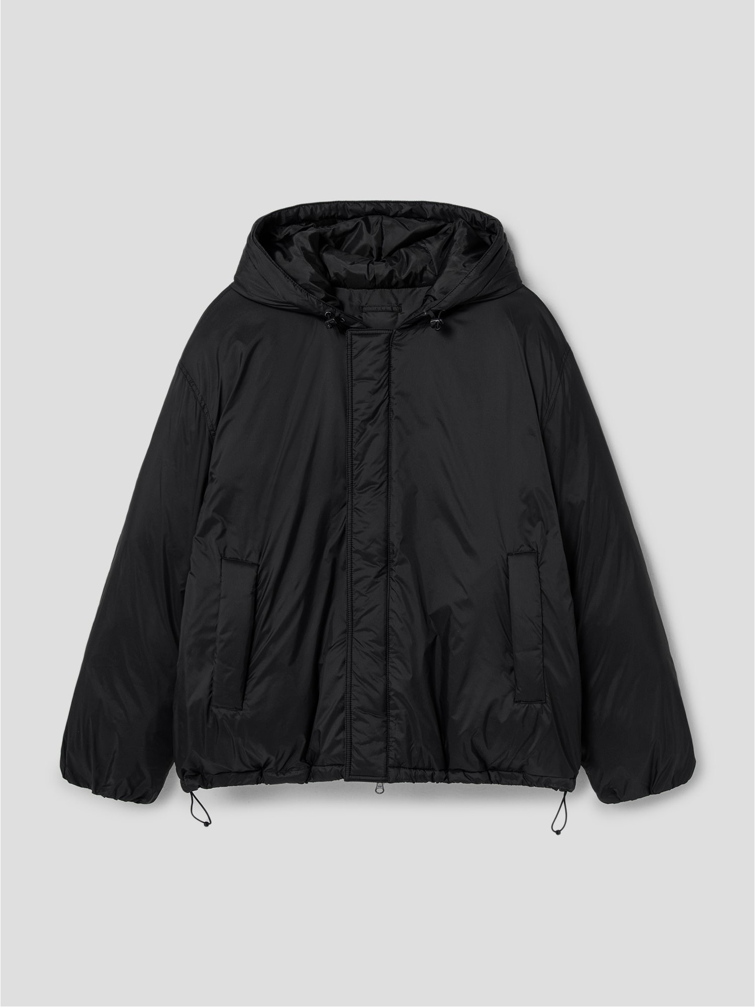 8seconds Short Hoodie Down Jacket Black | Puffer for Men 8seconds Short Hoodie Down Jacket Black | Puffer for Men