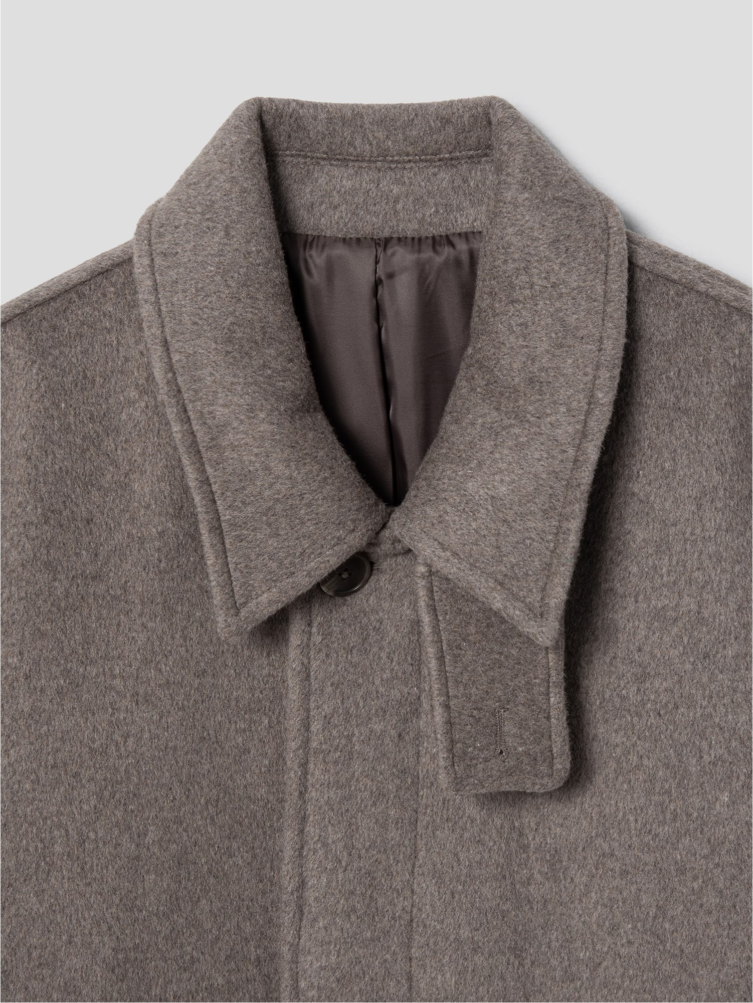 8seconds Wool Blended Balmacaan Coat Dark Brown | Coats for Men | KOODING