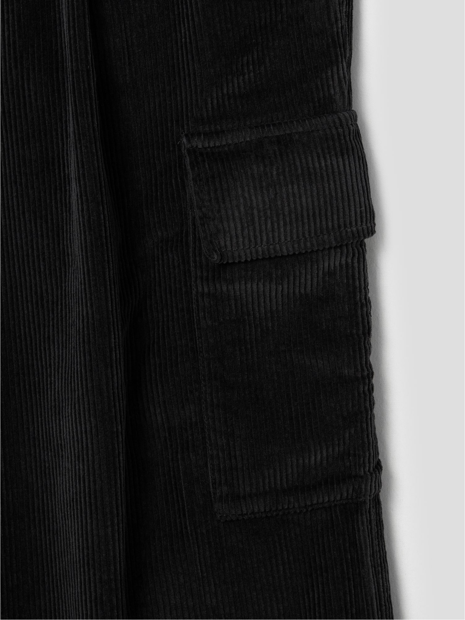 8seconds Corduroy Cargo Elastic Pants Ash | Chinos for Men