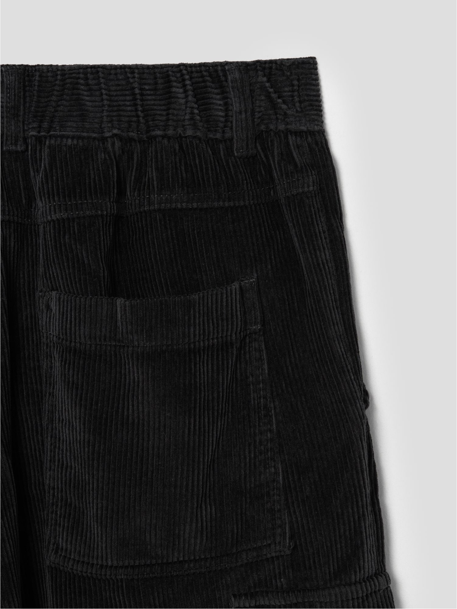 8seconds Corduroy Cargo Elastic Pants Ash | Chinos for Men