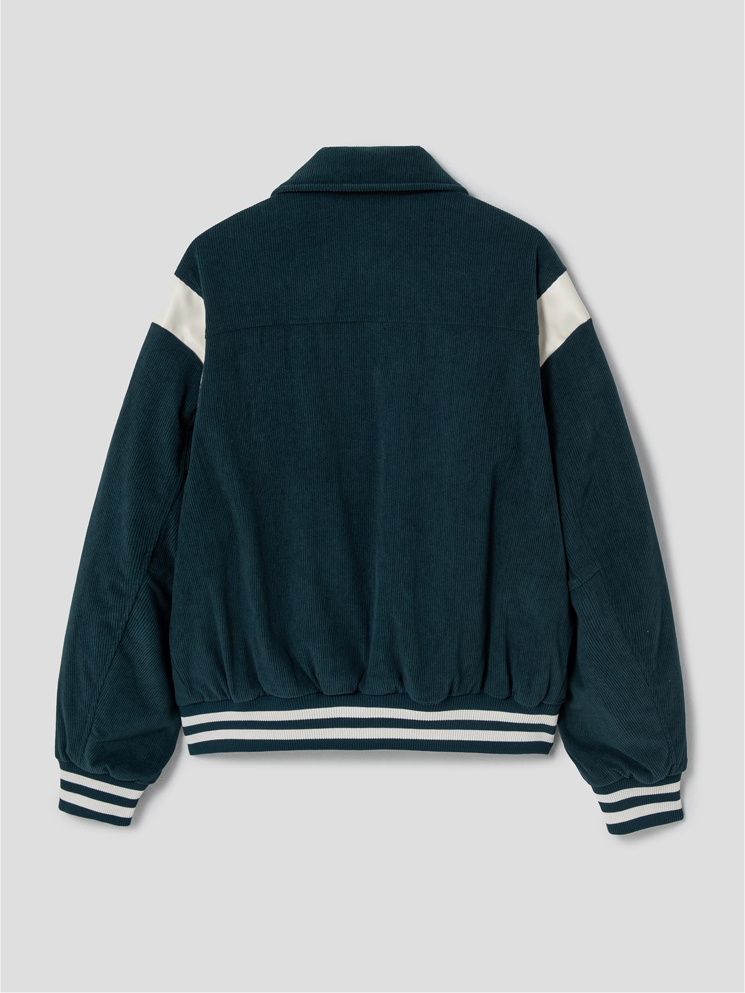 8seconds Corduroy Padded Stadium Jacket Green | Jackets for Men