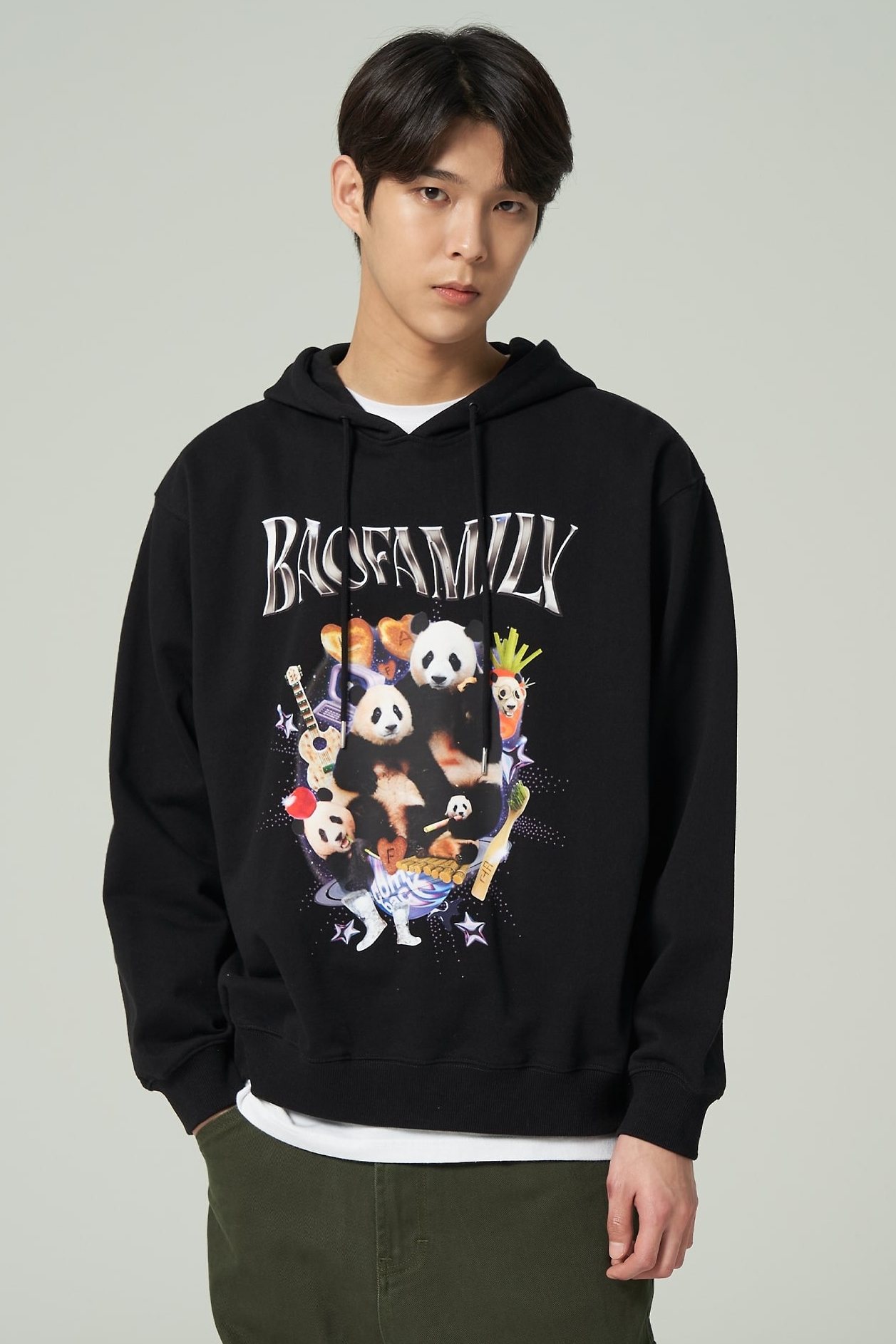 8seconds Cotton Oversized Hoodie Black | Sweatshirts & Hoodies for