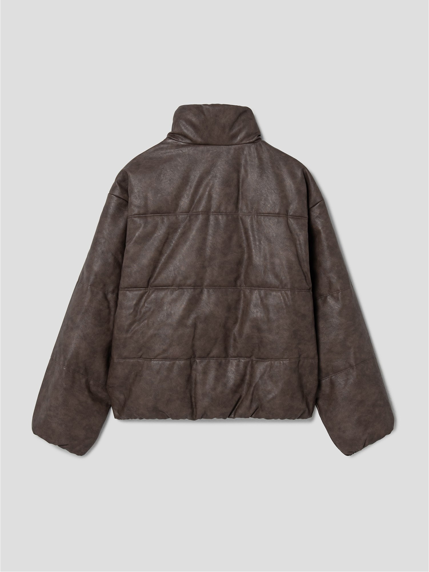 leather jacket archive brown 変形 短丈ポーカーズ CHARLES KLEIN FAUX COYOTE FUR REVERSIBLE BROWN LEATHER JACKET SIZE