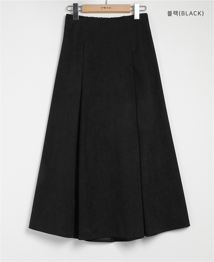 TWEE Austin Elastic Pintuck Long Skirt | A-Line for Women