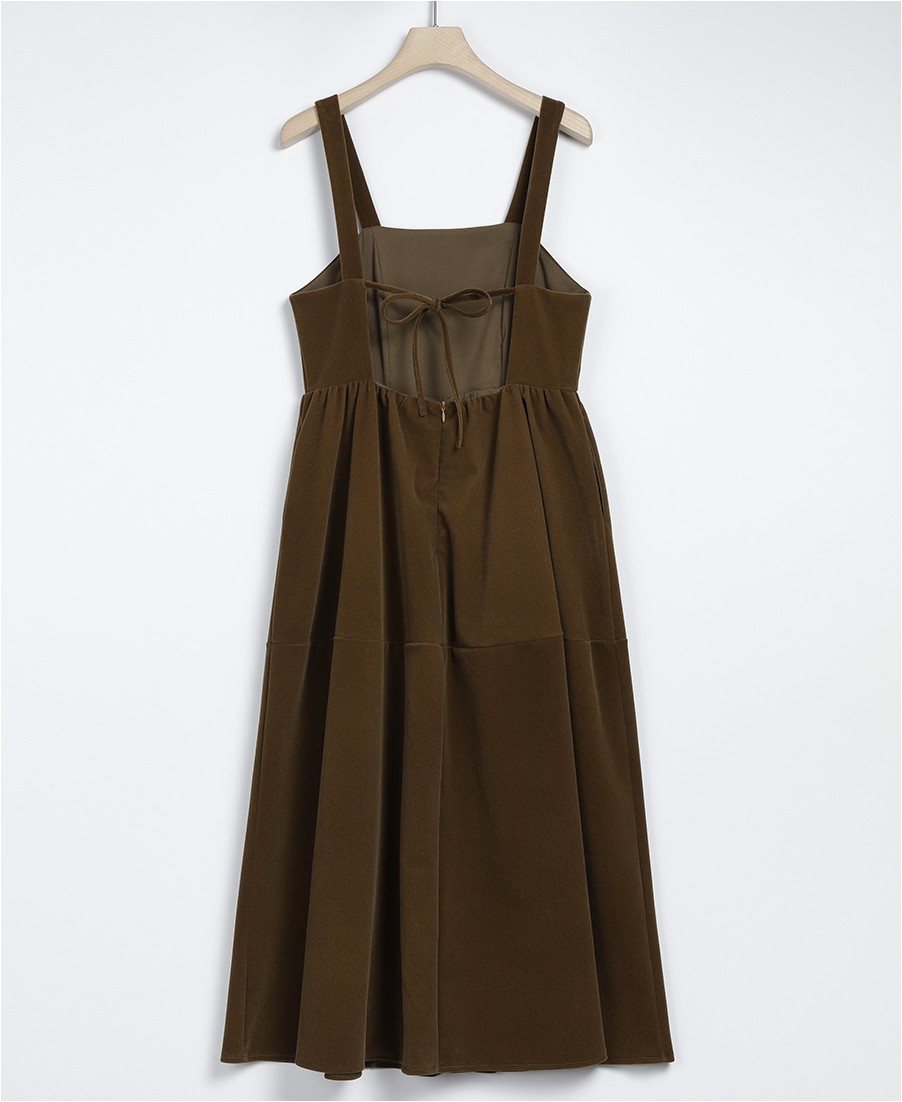 TWEE Tiny Velvet Shirred Bustier Dress | Pinafore for Women TWEE Tiny Velvet Shirred Bustier Dress | Pinafore for Women