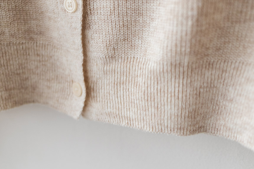 ダウンジャケット・コート +DEINET+ CROP KNIT CARDIGAN IN BEIGE KDCBC4WB211 Cropped Cotton Cocoon Cardigan – Jenni Kayne