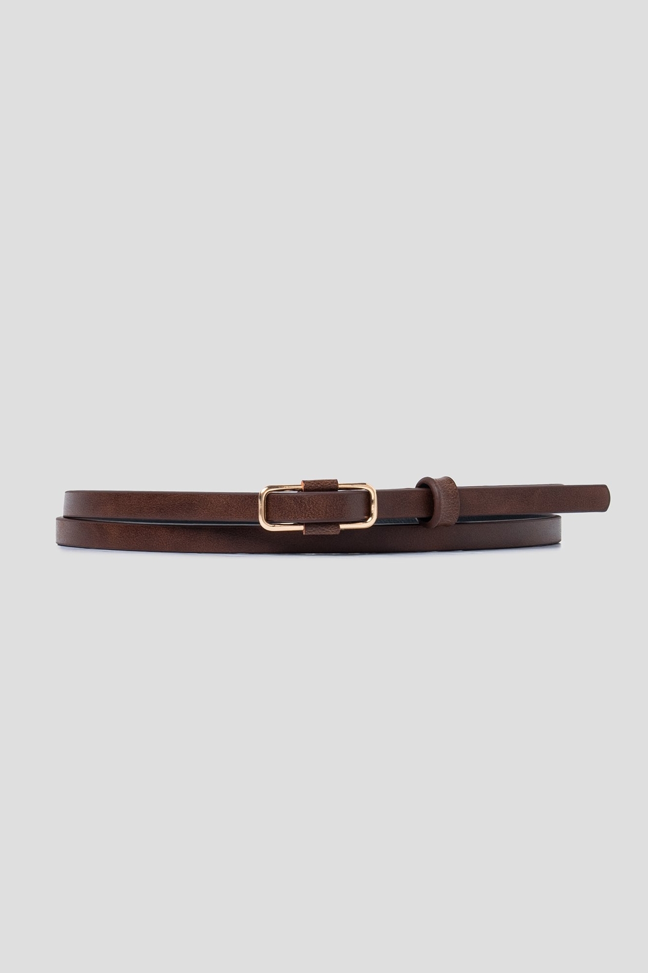 Dark Brown Ring Belt