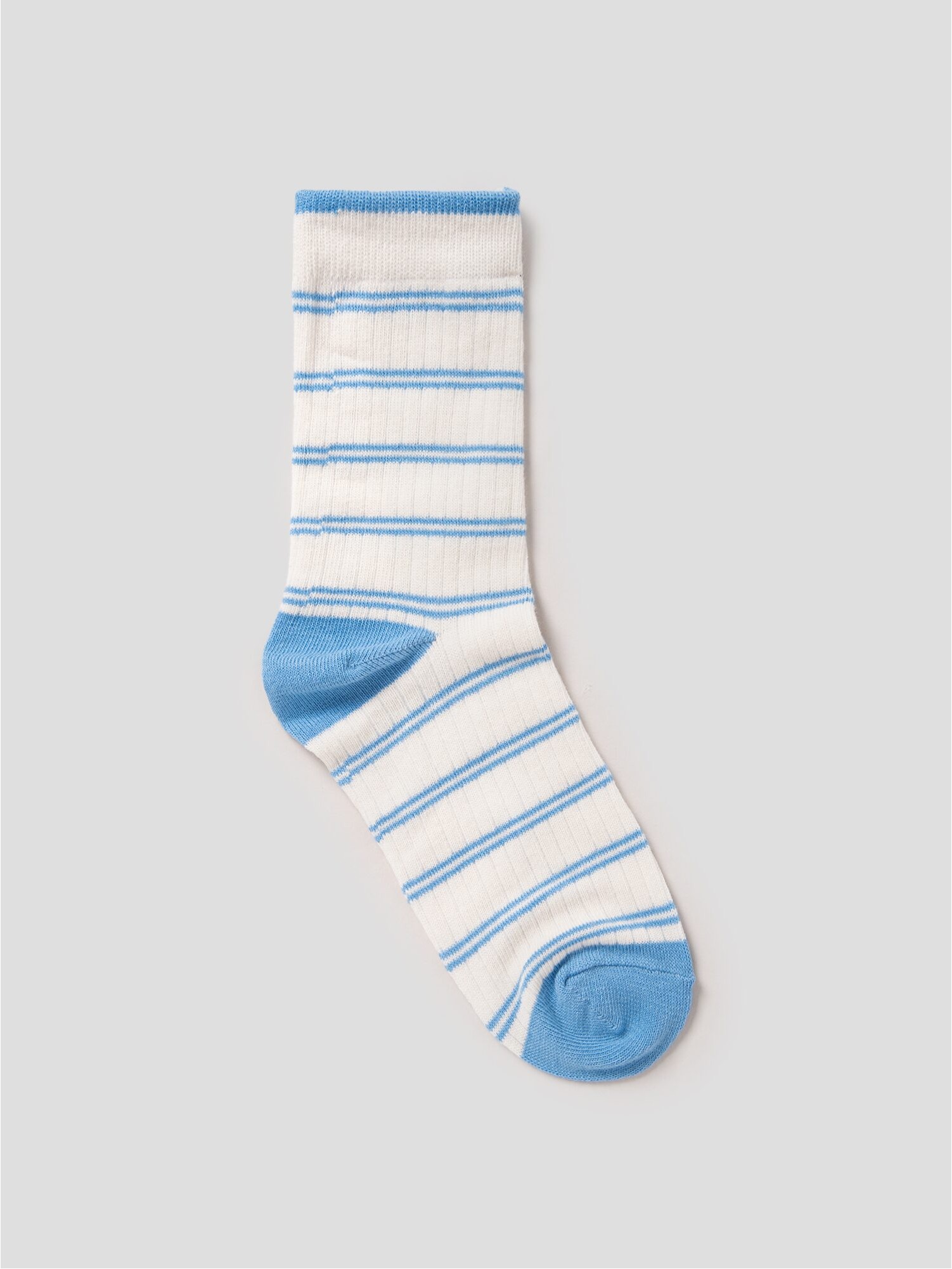 8seconds Stripes Ribbed Socks Ivory | Socks & Stockings for Women | KOODING