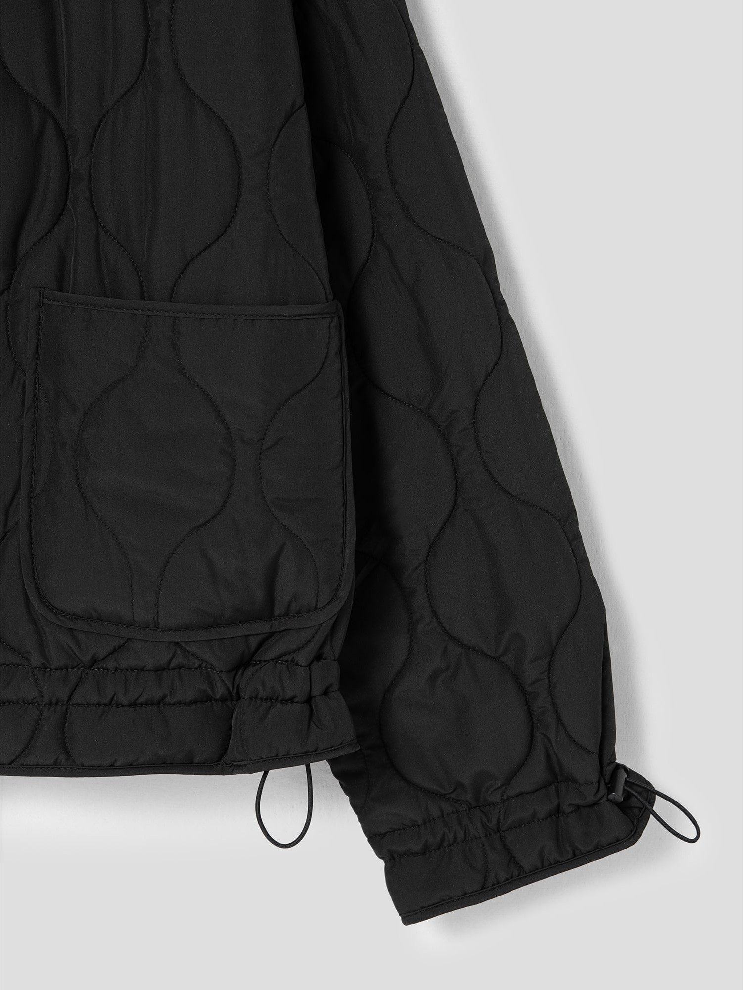 【BAON】Sooki Quilting String Collar Padding 8seconds String Quilting Padding Black | Puffer for Women