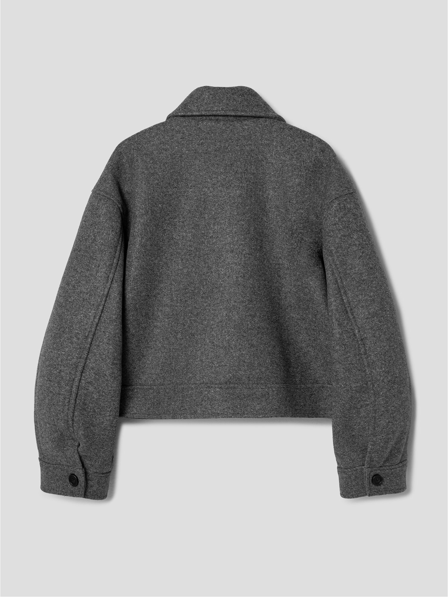 8seconds Wool Like Stand Collar Zipup Jacket Gray | Jackets for