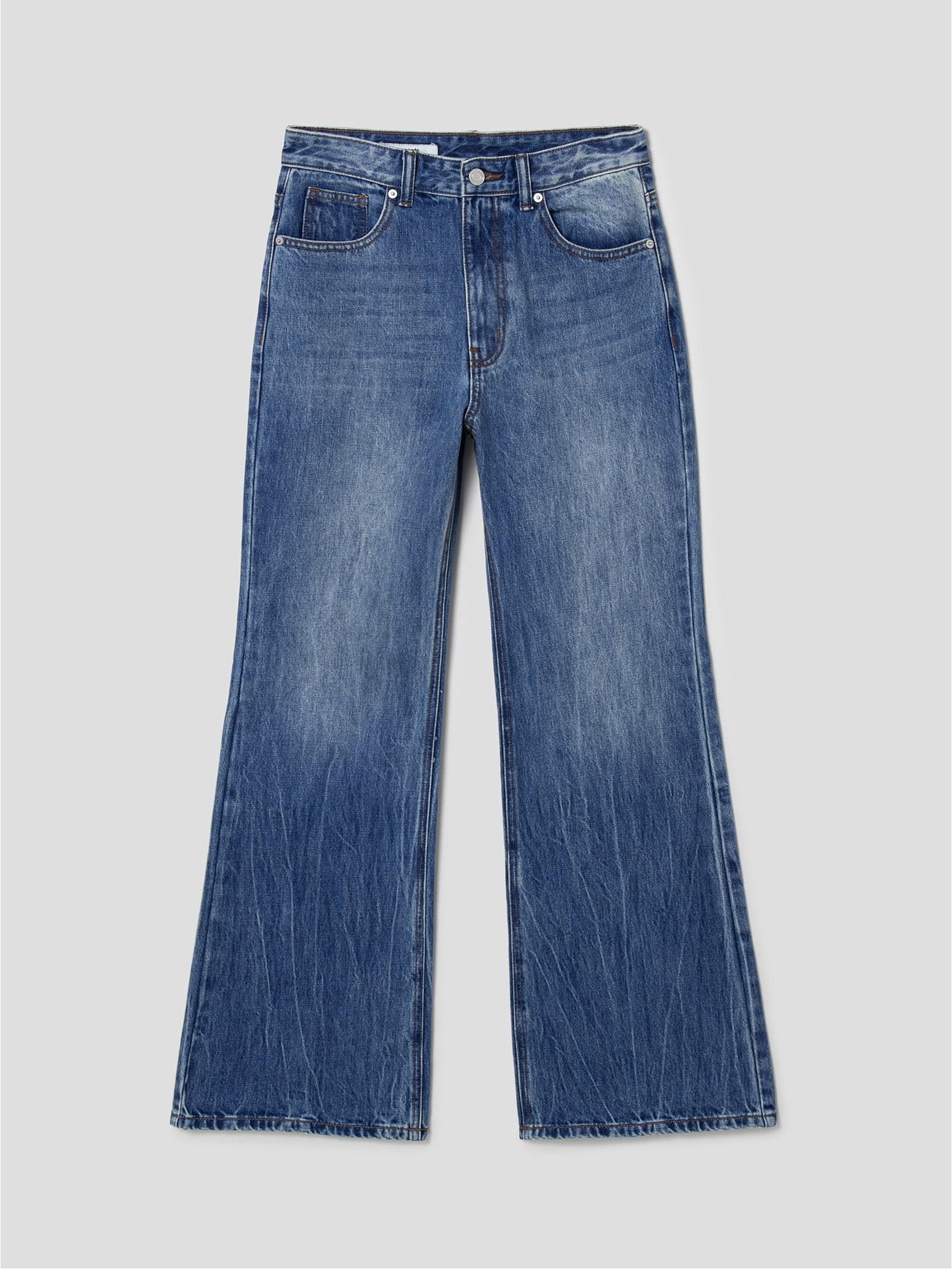【BAON】Tume Washing Cut Denim Wide Pants WideCutDenimJeansWashedBlack1_