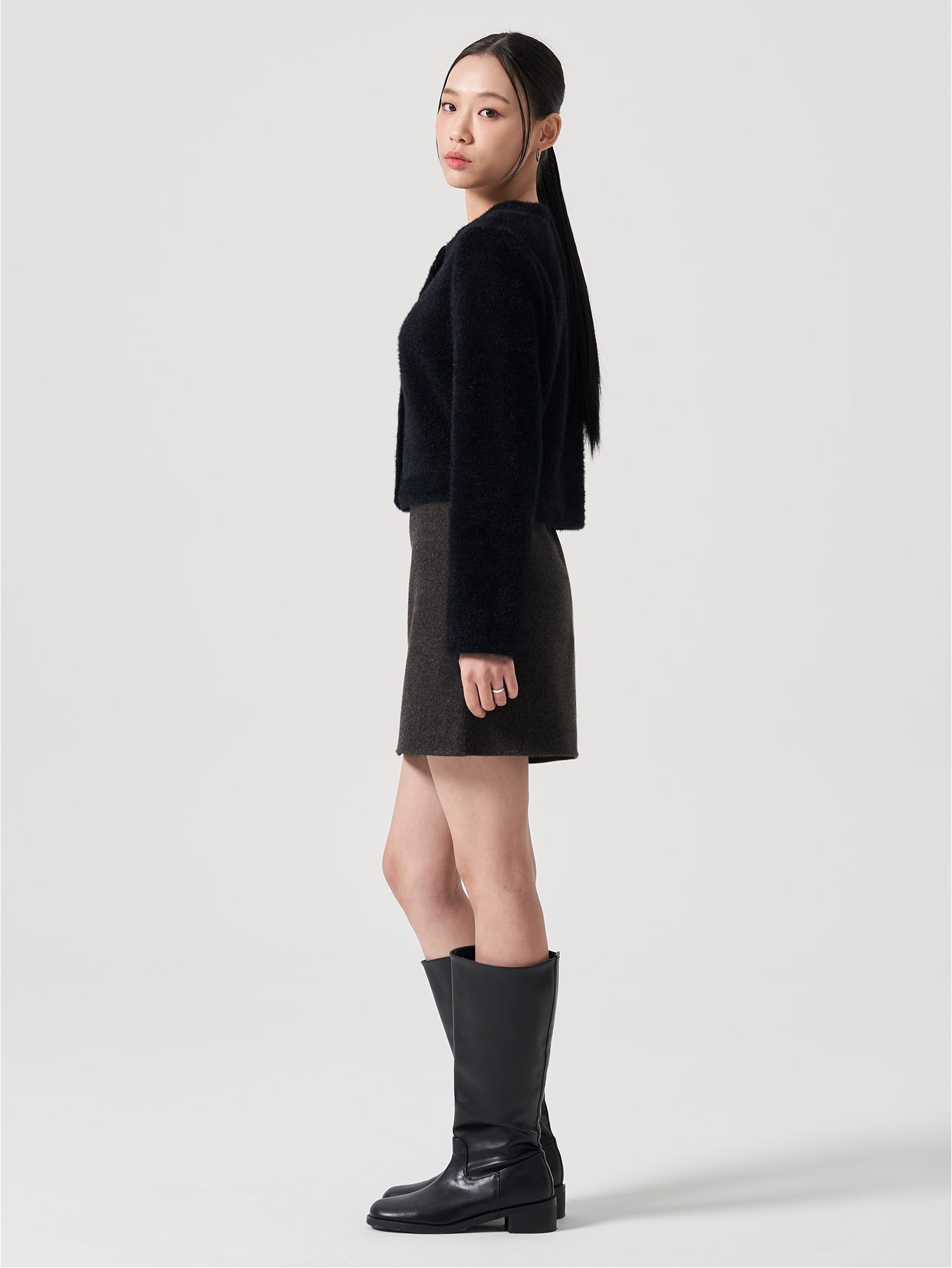 8seconds Cardigan Jacket Black | Cardigans for Women | KOODING 8seconds Cardigan Jacket Black | Cardigans for Women | KOODING