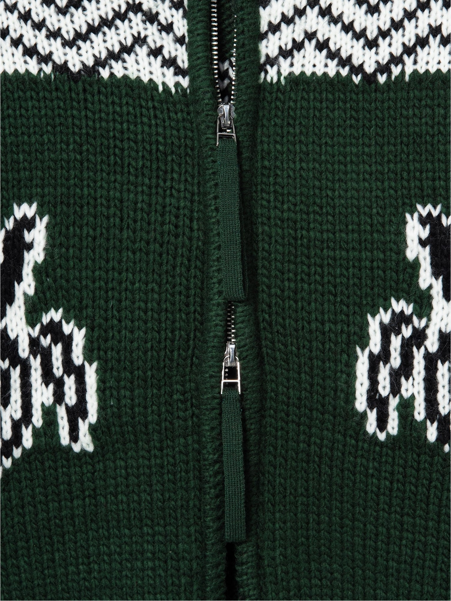 8seconds Turtle Jacquard Pattern Cowichan Knit Cardigan 8seconds Turtle Jacquard Pattern Cowichan Knit Cardigan