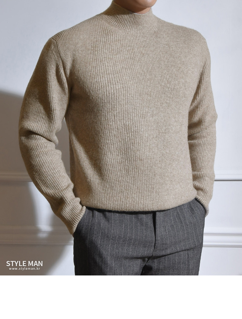 STYLEMAN Leonardo Turtleneck Knit, Turtlenecks & Mock Necks for Men