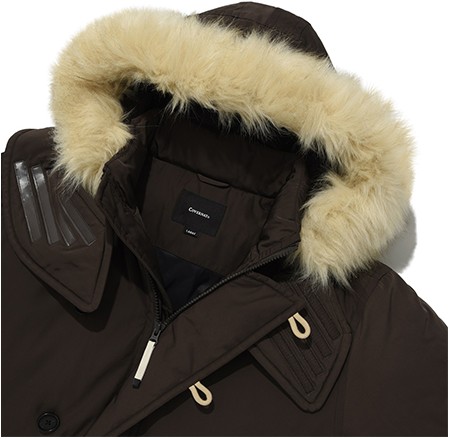 ☆韓国の人気☆【COVERNAT】☆MIDDLE HOODIE FUR DOWN JUMPE.R☆ ☆韓国の人気☆【COVERNAT】☆MIDDLE HOODIE FUR DOWN JUMPE.R