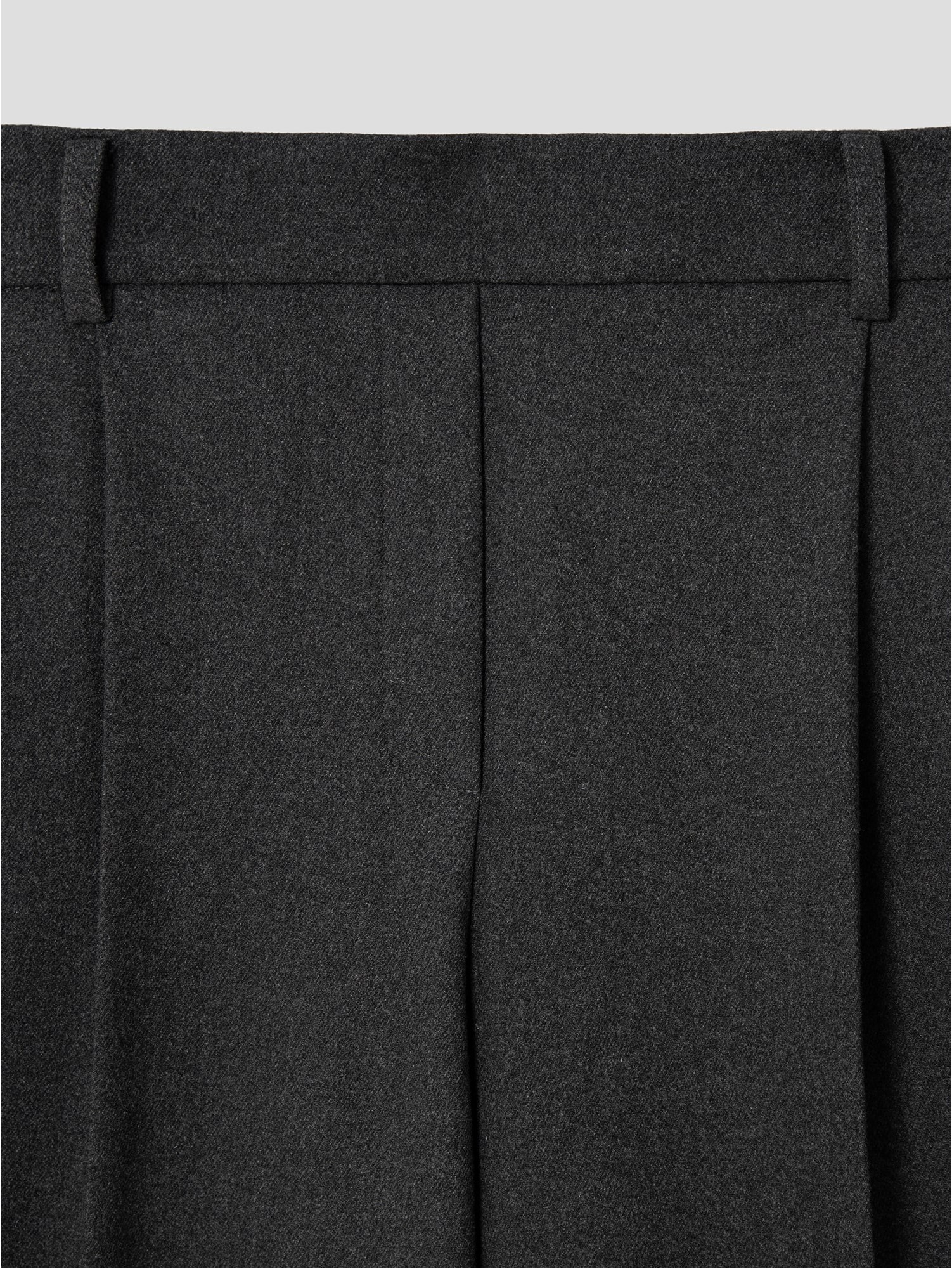 8seconds Wool Like One Tuck Pants Ash | Wide for Women | KOODING