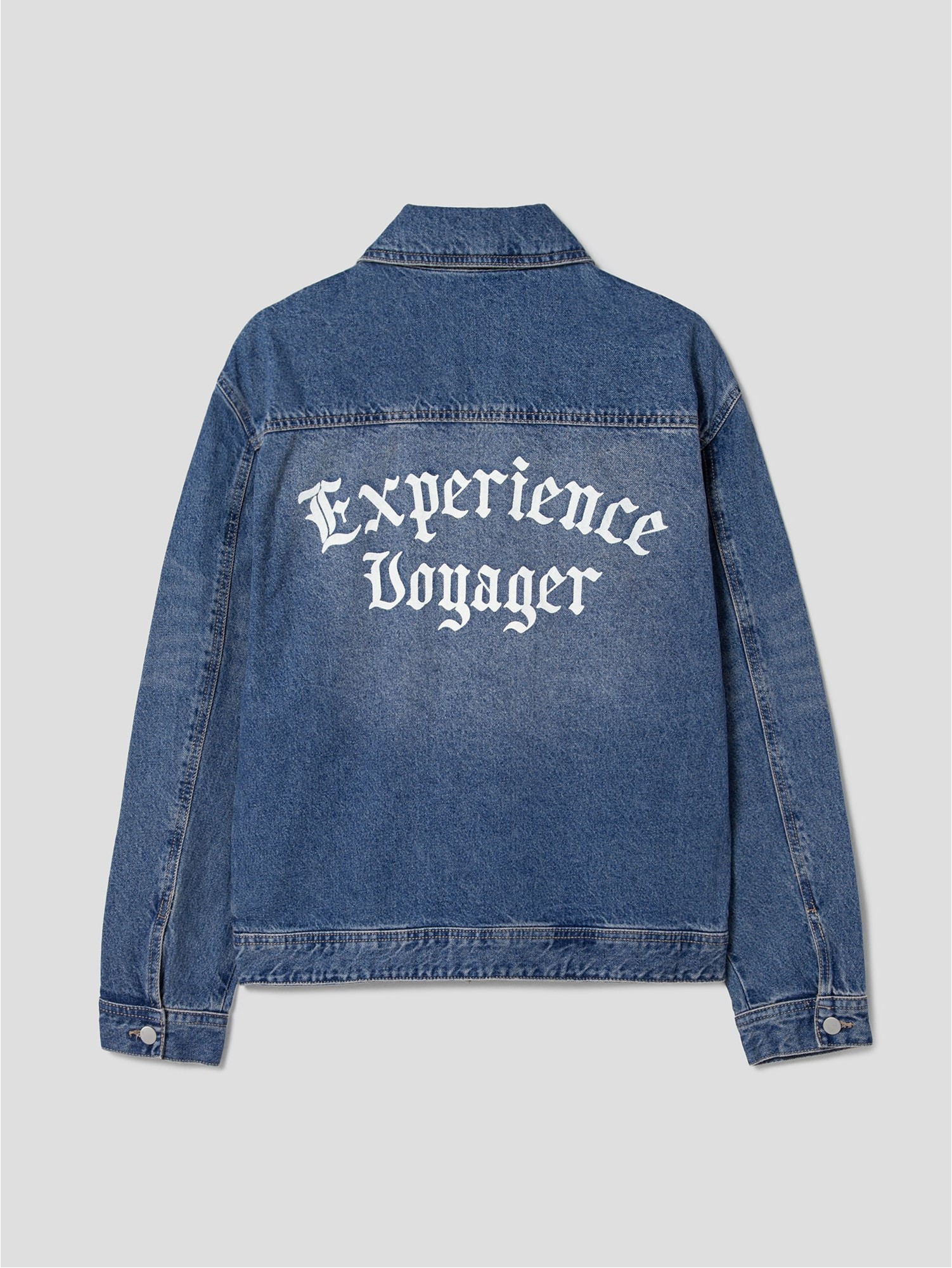 8seconds Zipup Denim Blouson Blue | Denim for Men | KOODING