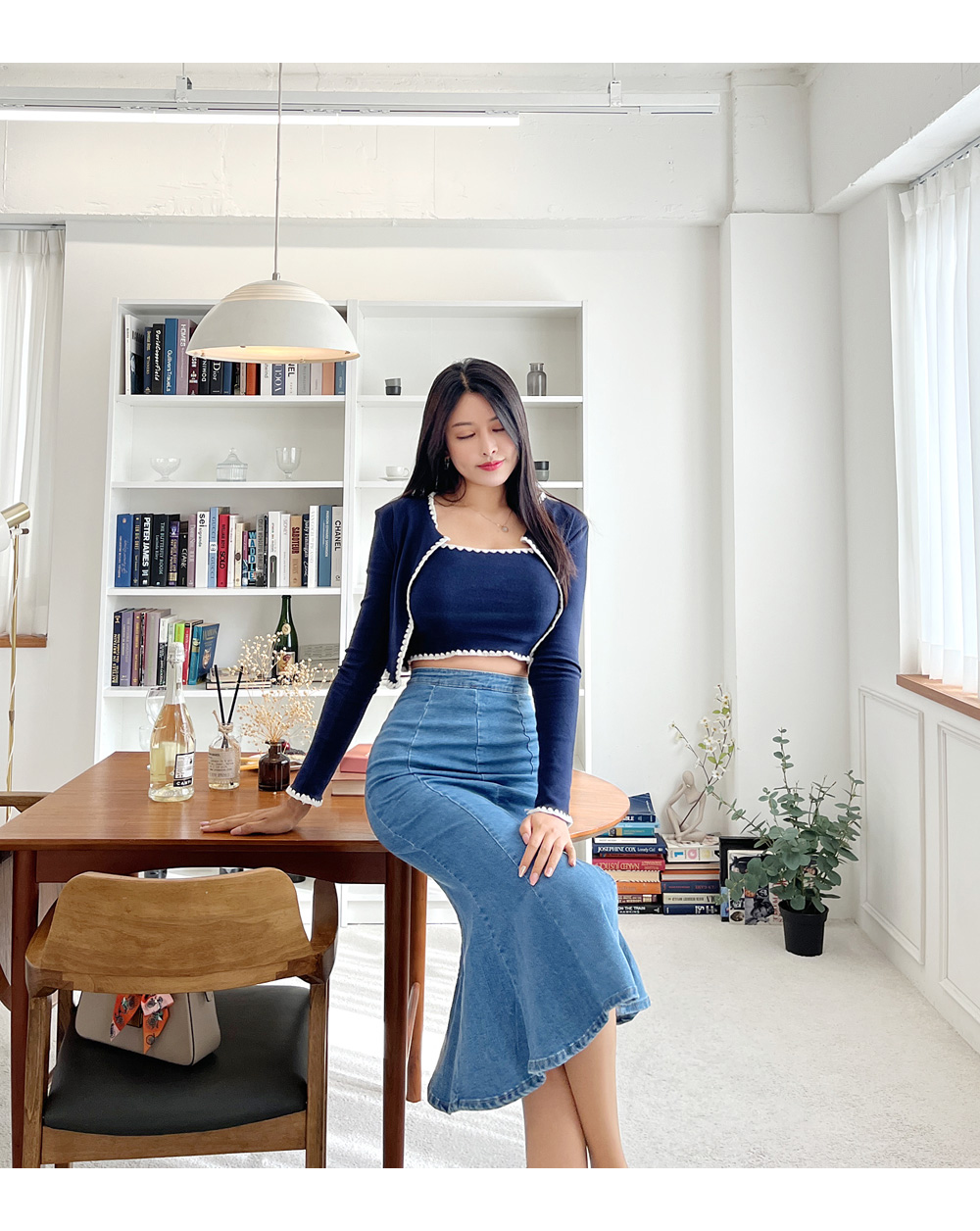 ★RAIVE★ Mermaid Denim Long Skirt in Blue VJ4SS13022 Amazon.com: Denim Mermaid Style Skirts for Women Denim
