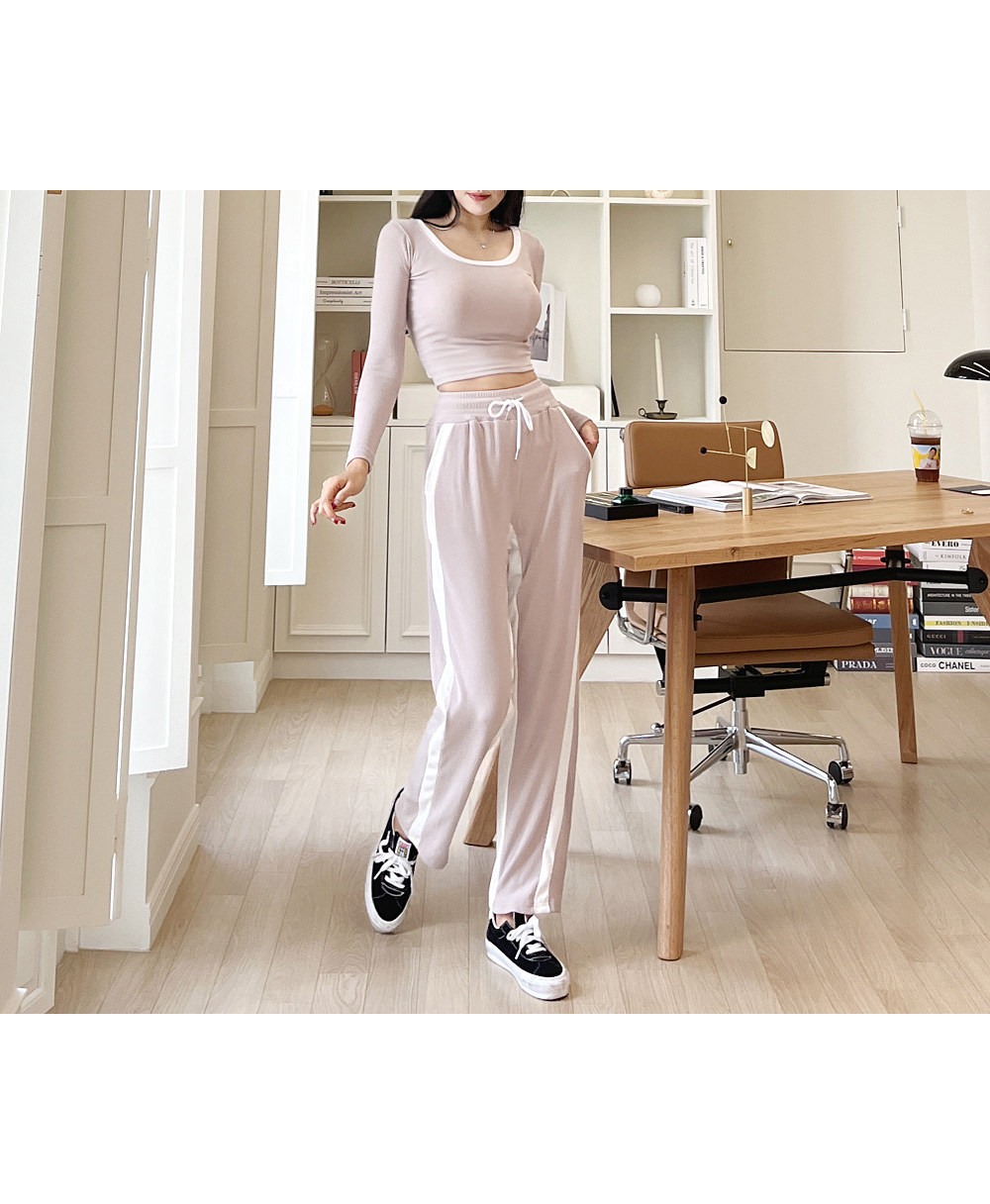 【COLOR iN ID】Side puff brushed pants Classic Brush Pant | Advance Khaki | WLP0125 | CrewBoss