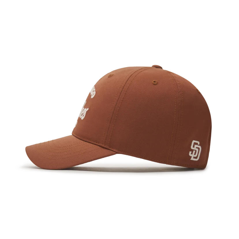 キャップ MLB Korea Varsity Lettering Unstructured Ball Cap BOS Brown MLB Unisex Varsity Lettering Unstructured Ball Cap San Diego