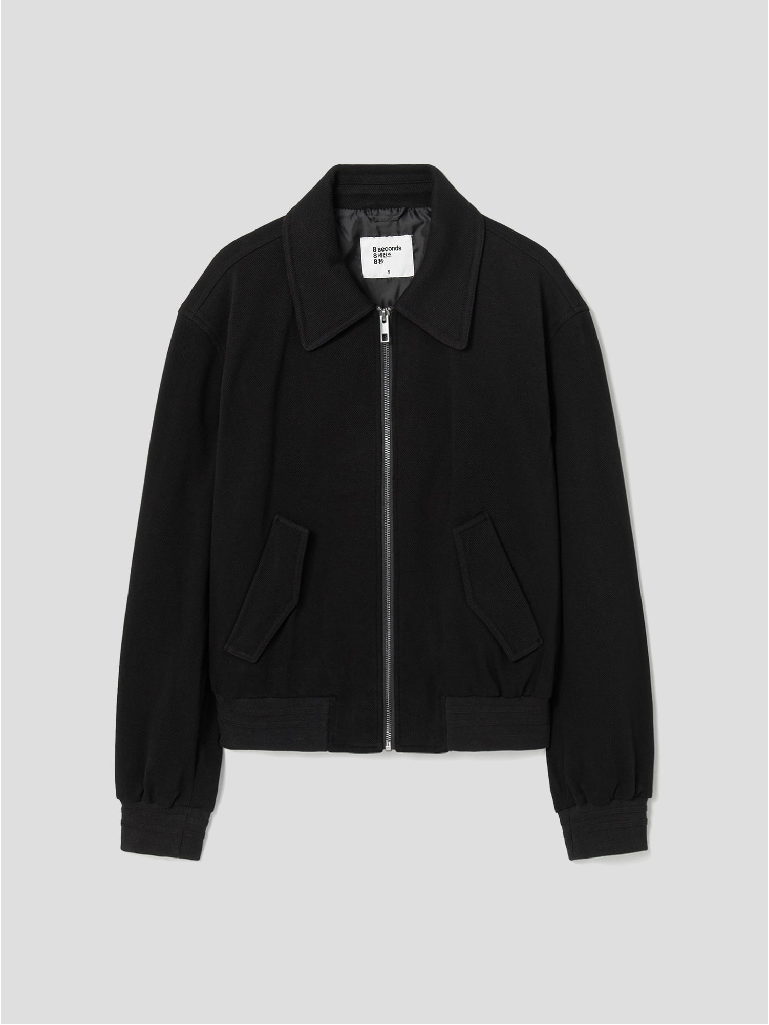 8seconds Stand Collar Blouson Black | Jackets for Women | KOODING