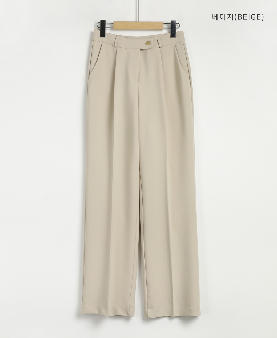 【BAON】[unisex] Quadi Pintuck Banding Wide Slacks bmm76653_mocha_xl?$