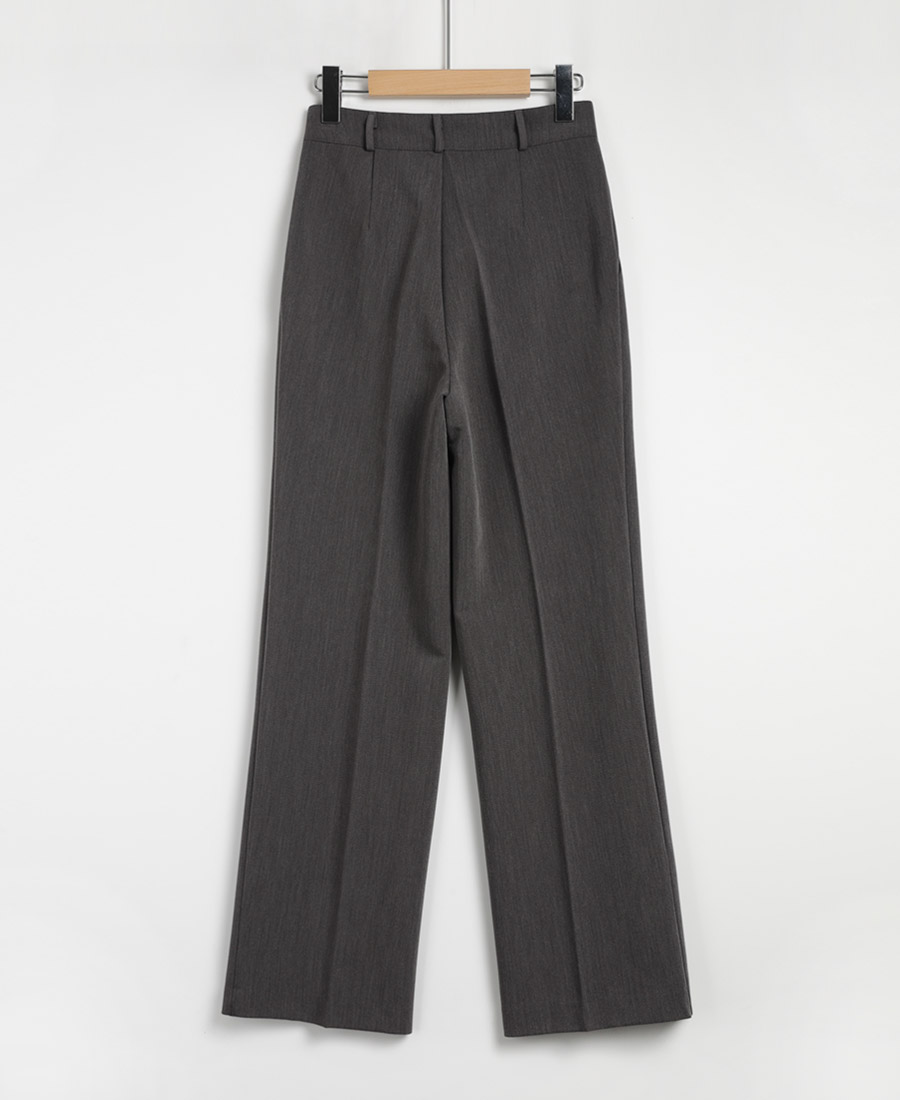 【THE MOZZ】Low Pintuck Slacks TWEE Kenneth Crease Pintuck Wide Leg Slacks | KOODING
