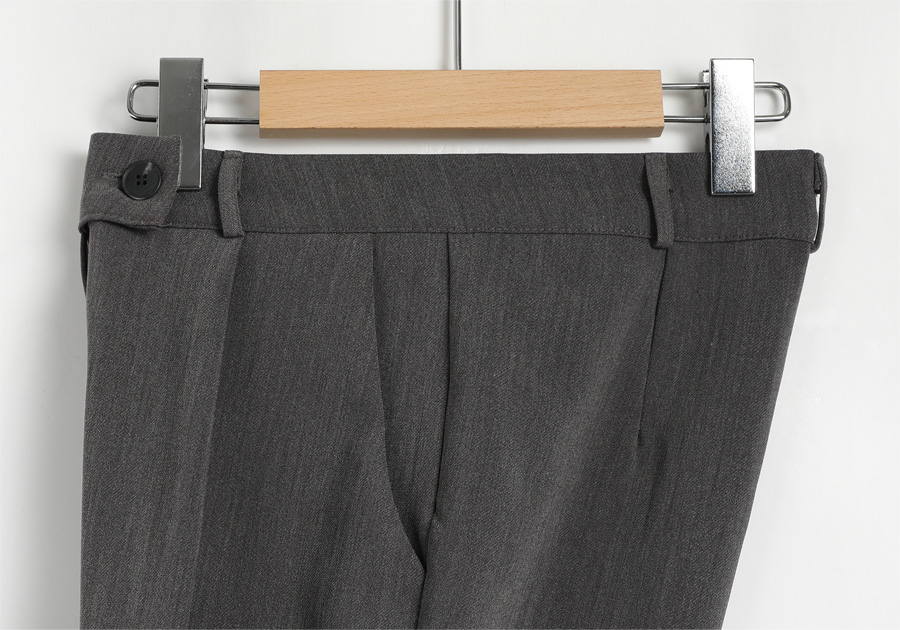 TWEE Kenneth Crease Pintuck Wide Leg Slacks | KOODING
