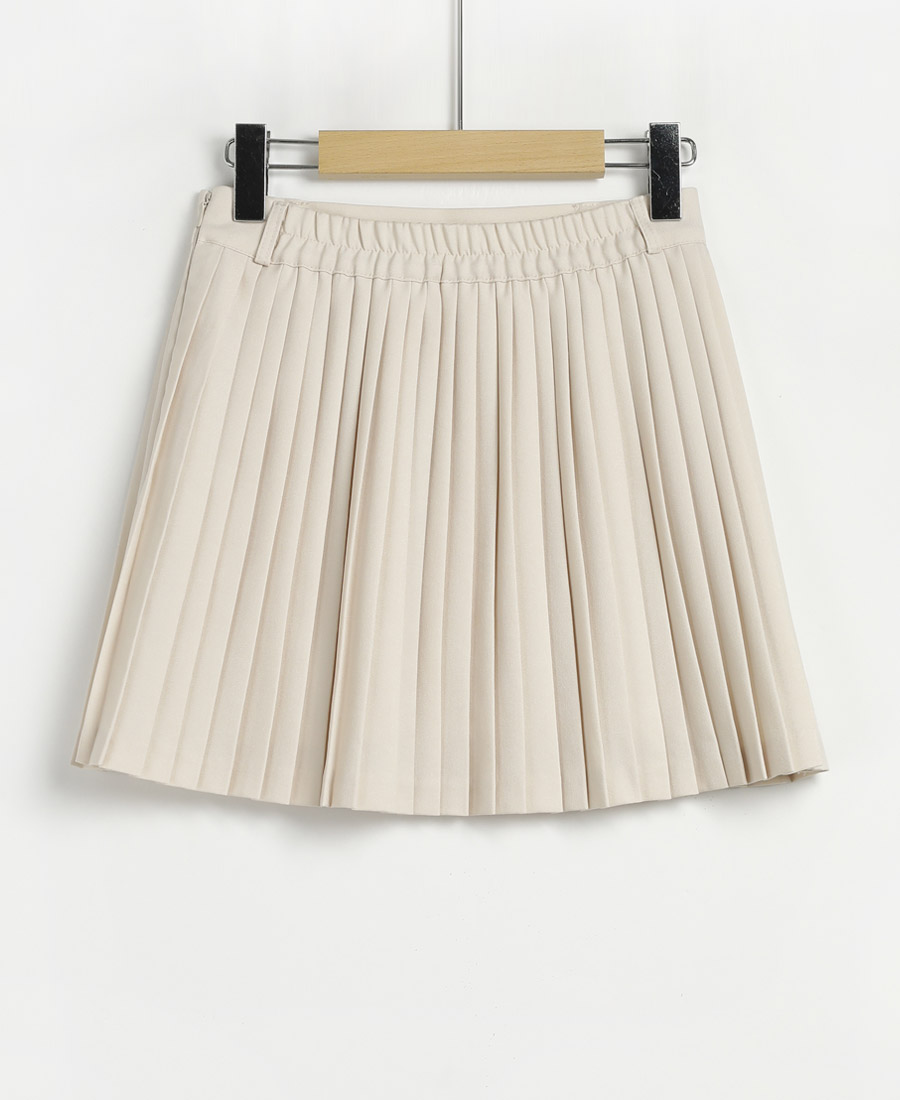 TWEE Moeka Banding Pleated Mini Skirt | KOODING