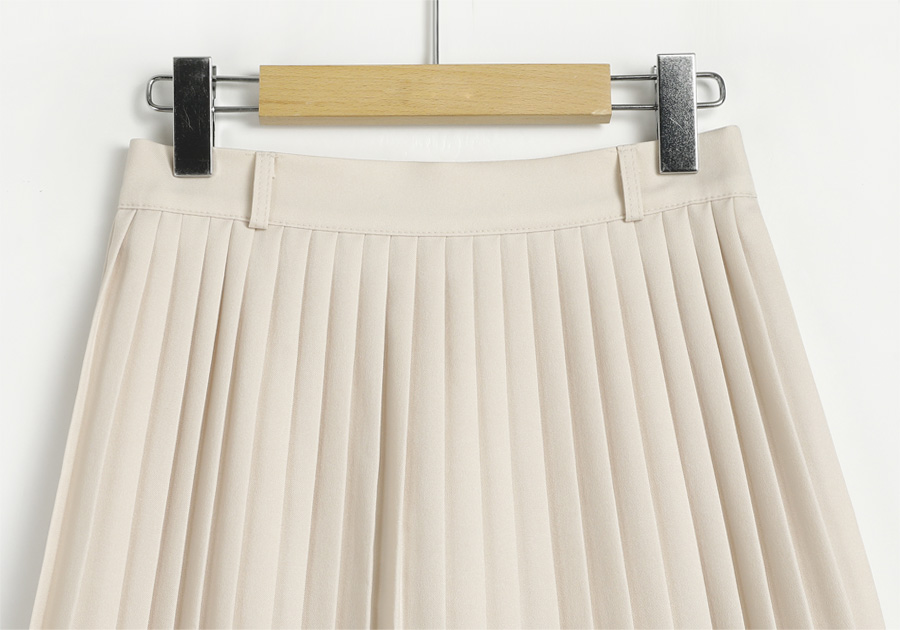 TWEE Moeka Banding Pleated Mini Skirt | KOODING