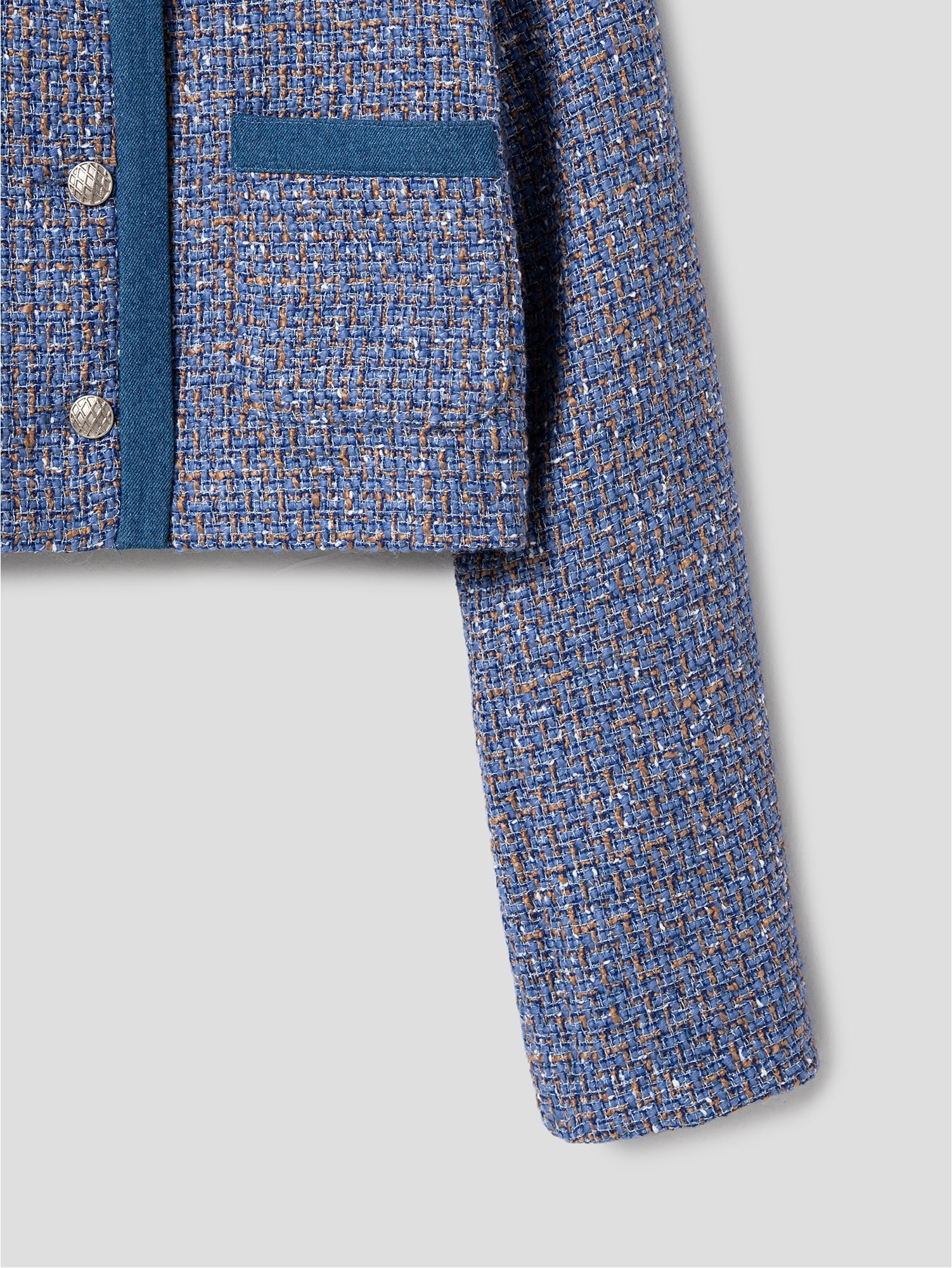 8seconds Denim Coloration Tweed Jacket Blue | Jackets for Women