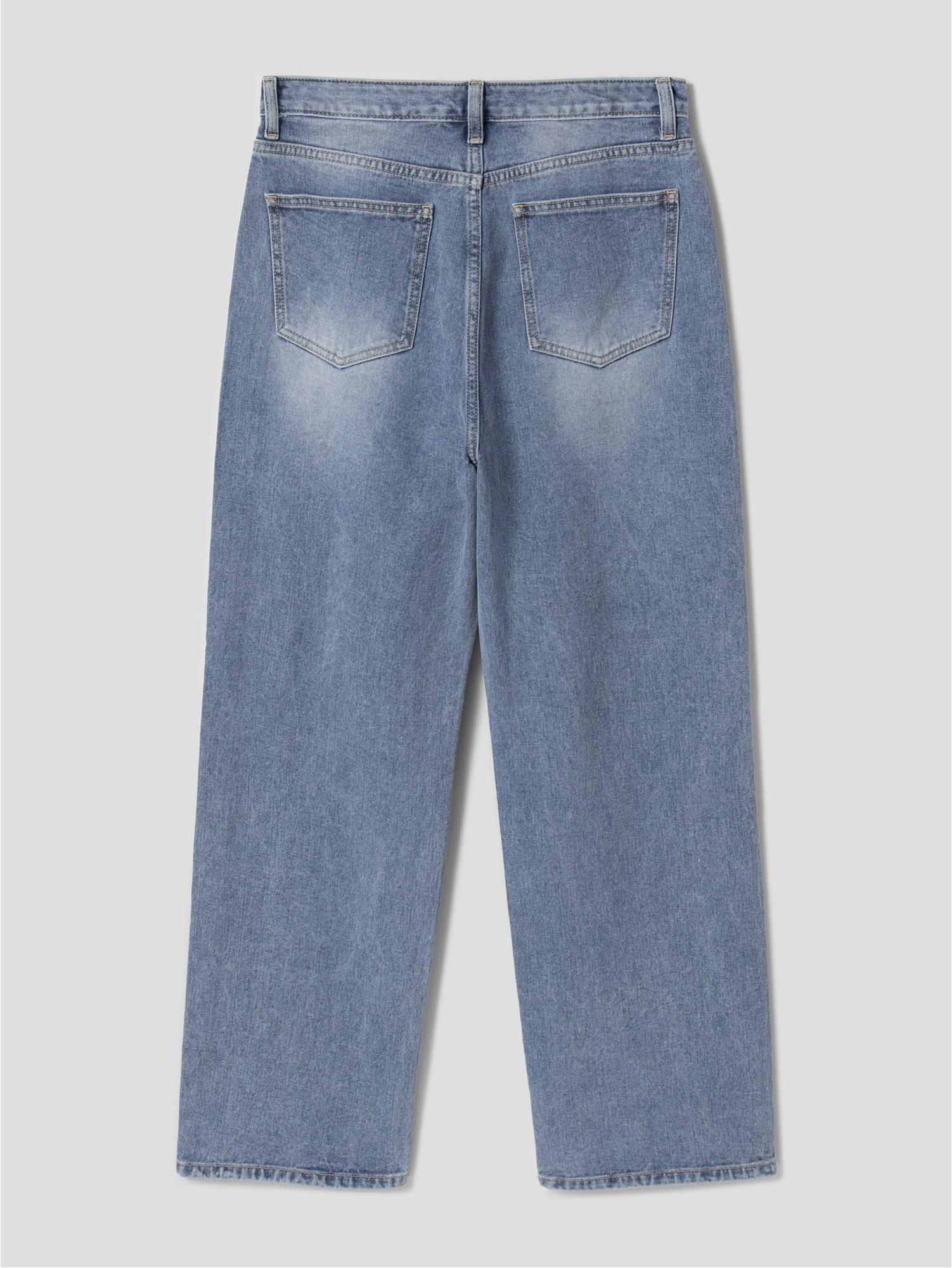 【BAON】Skony Denim Straight Pants 8seconds Straight Denim Pants Blue | Straight for Women