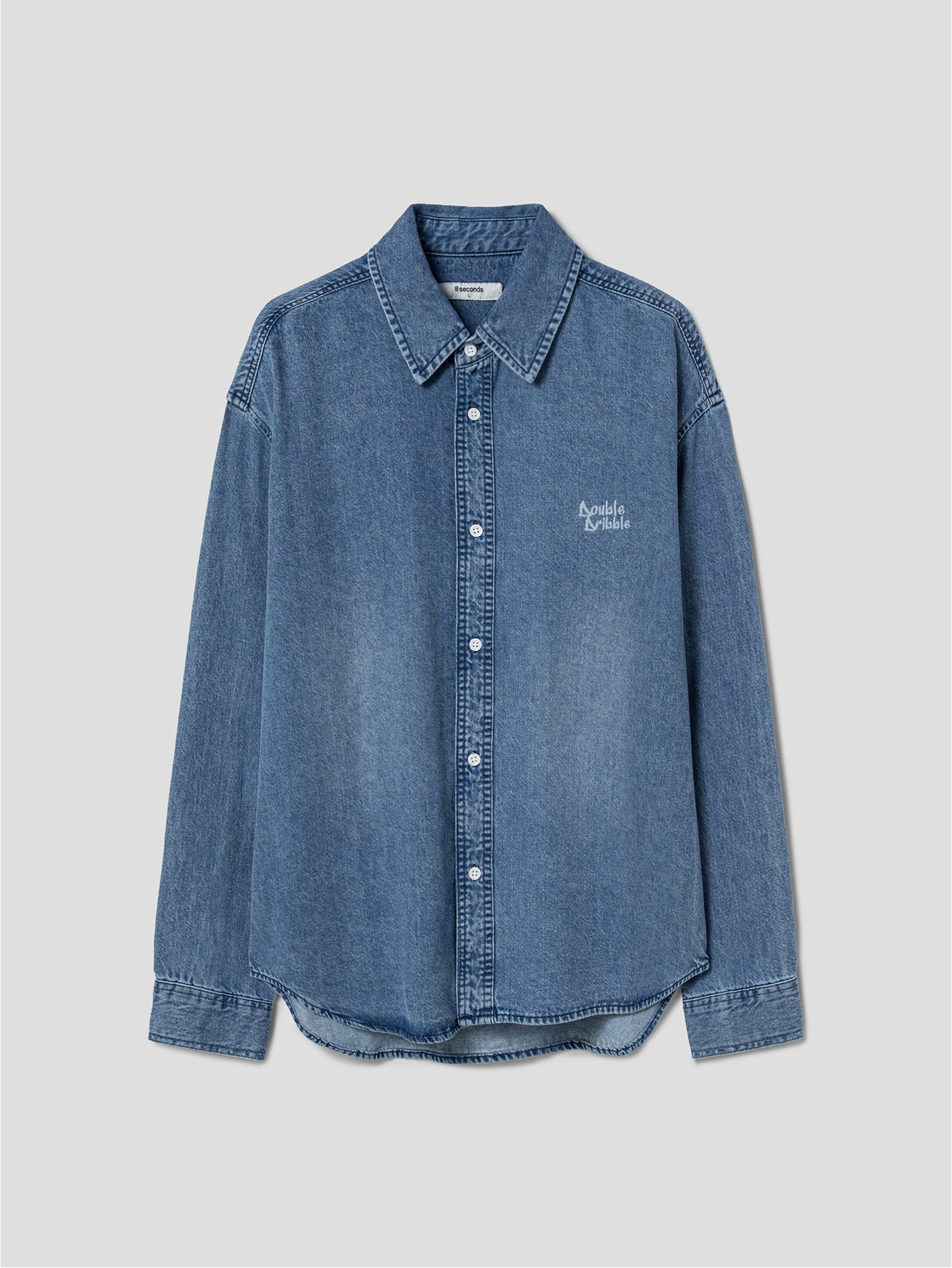 8seconds Washing Denim Shirt Blue | Dress Shirts for Men