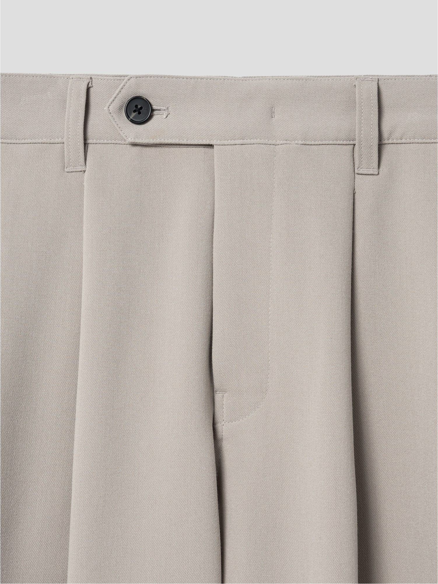 【INCHANT ME】[unisex] Fleet two-tuck banding wide slacks Frame Pleated Stretch-Cotton Wide-Leg Pants | Saks Fifth Avenue