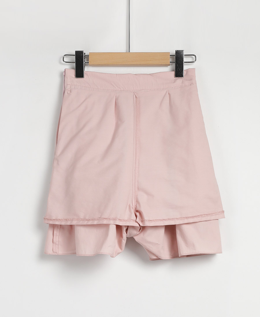 TWEE Luan Cotton Banded Flare Mini Skirt | KOODING
