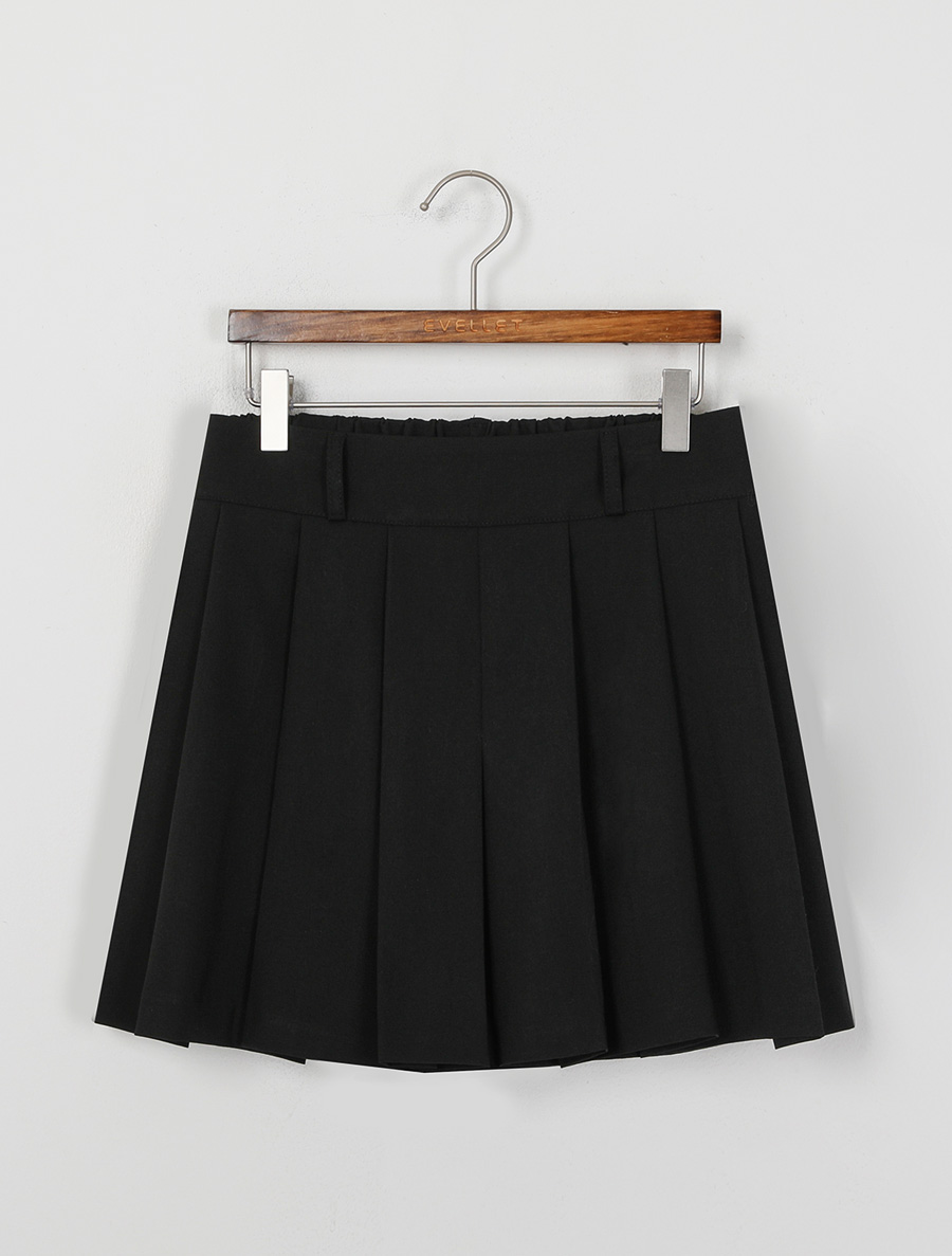 【I AM MARI】Hubelyn Pin-Tuck Pleated Skirt JStyle T-shirt Pleated Pants Skirt | KOODING