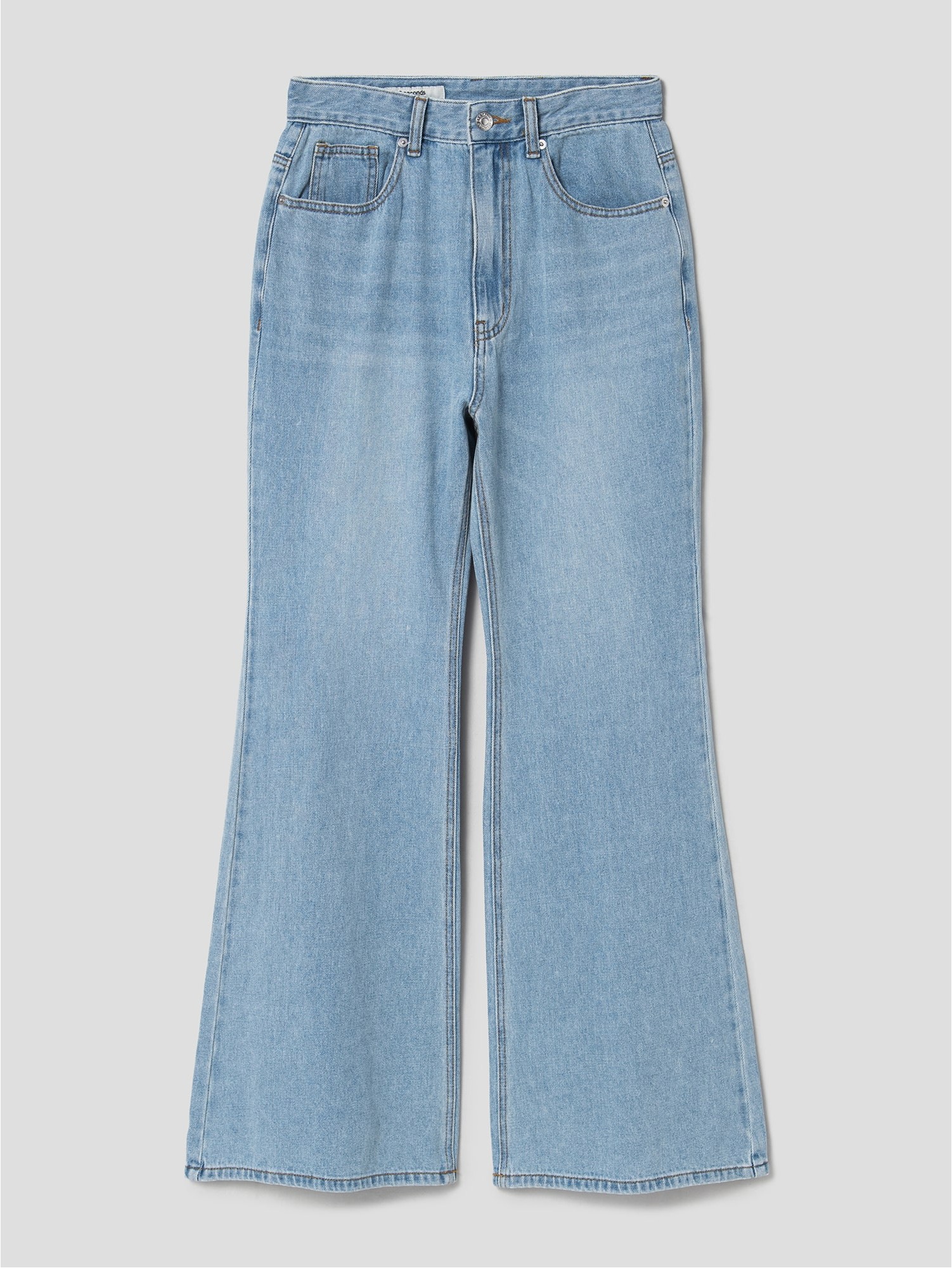 8seconds Long Boot Cut Light Weight Denim Pants Sky Blue