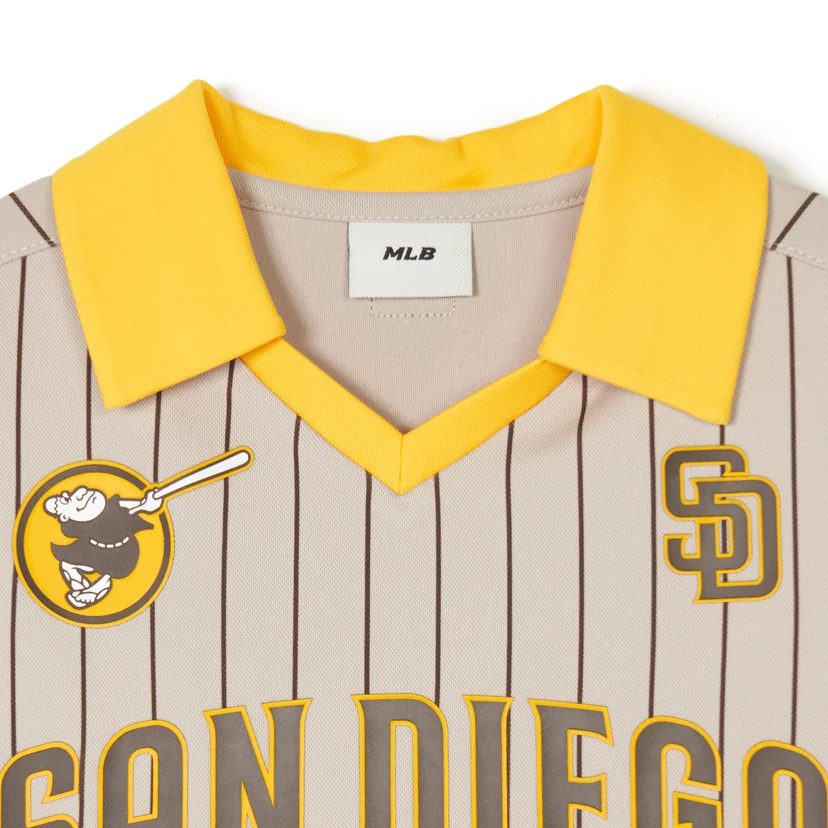 激安超安値 Baseball Varsity Kids Unisex MLB Pique Diego San Shirt Tee トップス