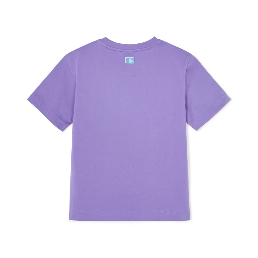 MLB Unisex Kids Basic Small Logo Short Sleeve Tee Shirt LA