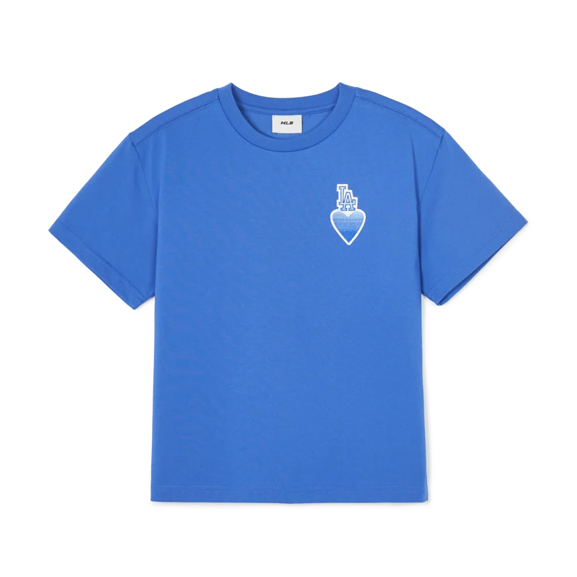 MLB Unisex Kids Heart Logo Tee Shirt LA Dodgers Blue | Tops MLB Unisex Kids Heart Logo Tee Shirt LA Dodgers Blue | Tops
