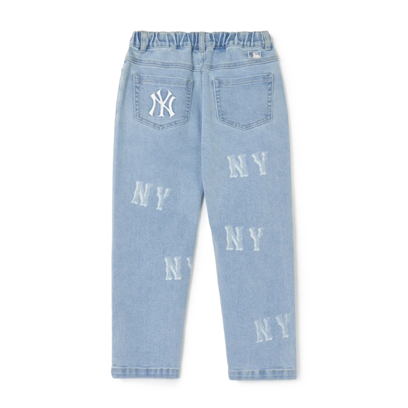 MLB korea■新作*logo wide denim pants Products