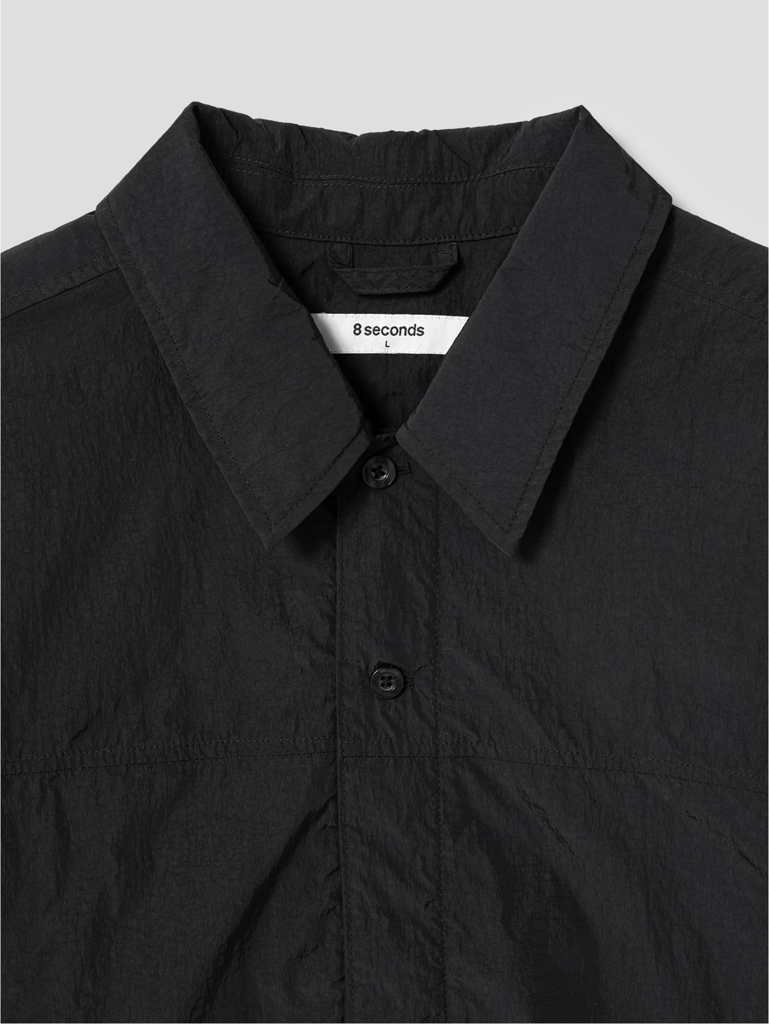 8seconds Nylon Trucker Shirt Jacket Black | Jackets for Men