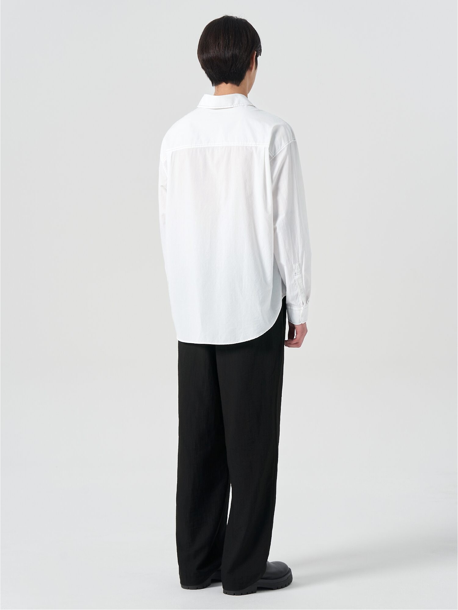 8seconds Vent Line Oversized Shirt White | Casual Shirts for Men