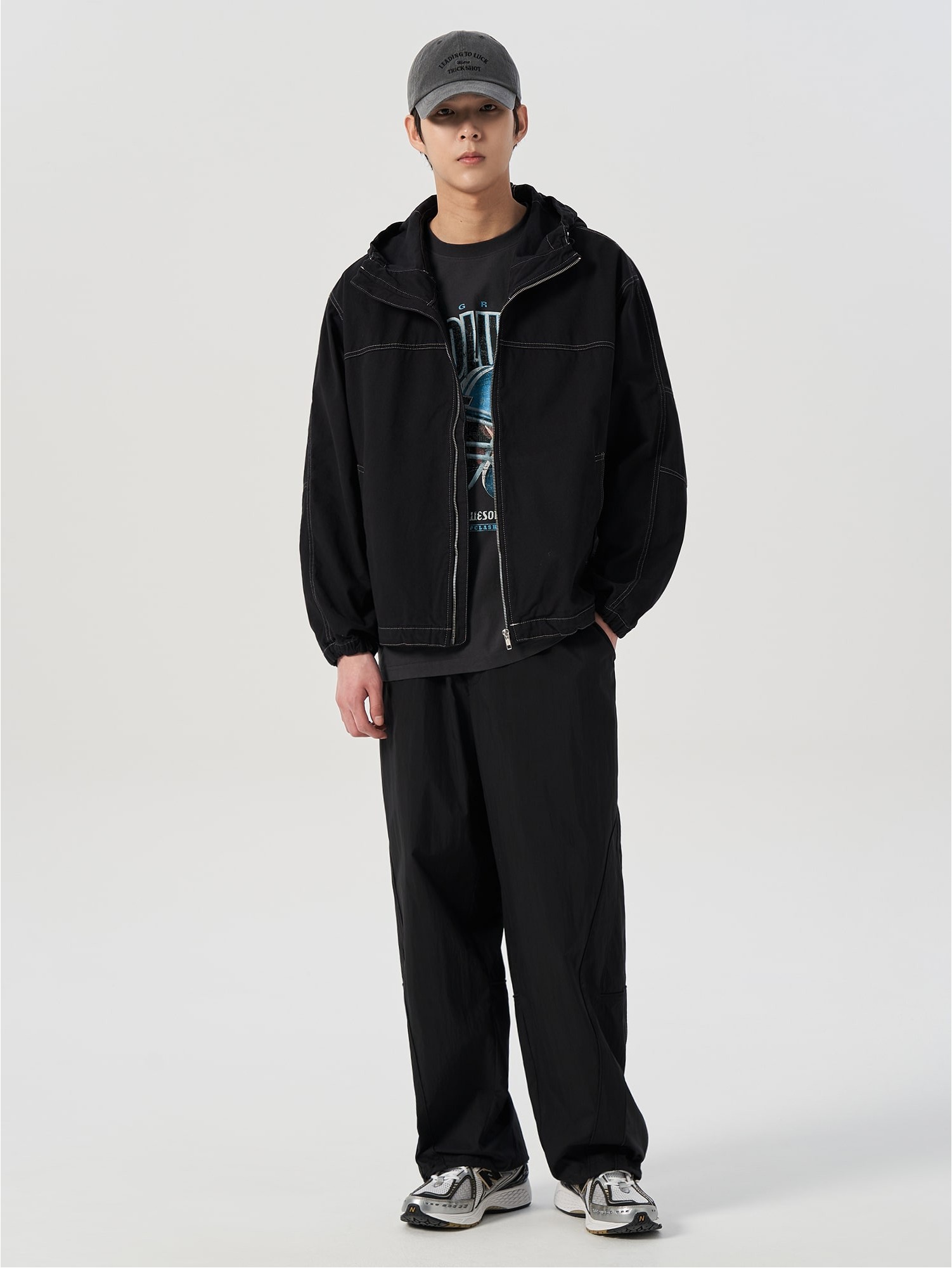 8seconds Cotton Hoodie Zipup Jumper Black | Hooded for Men | KOODING