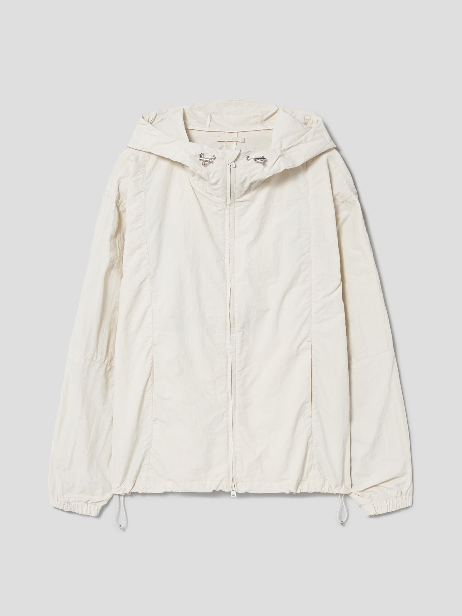 ジャケット・アウター user_ea89da20 8seconds Hoodie Short Windbreaker Ivory | Hooded for Men | KOODING